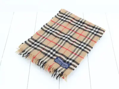 Nova Check Cashmere Scarf