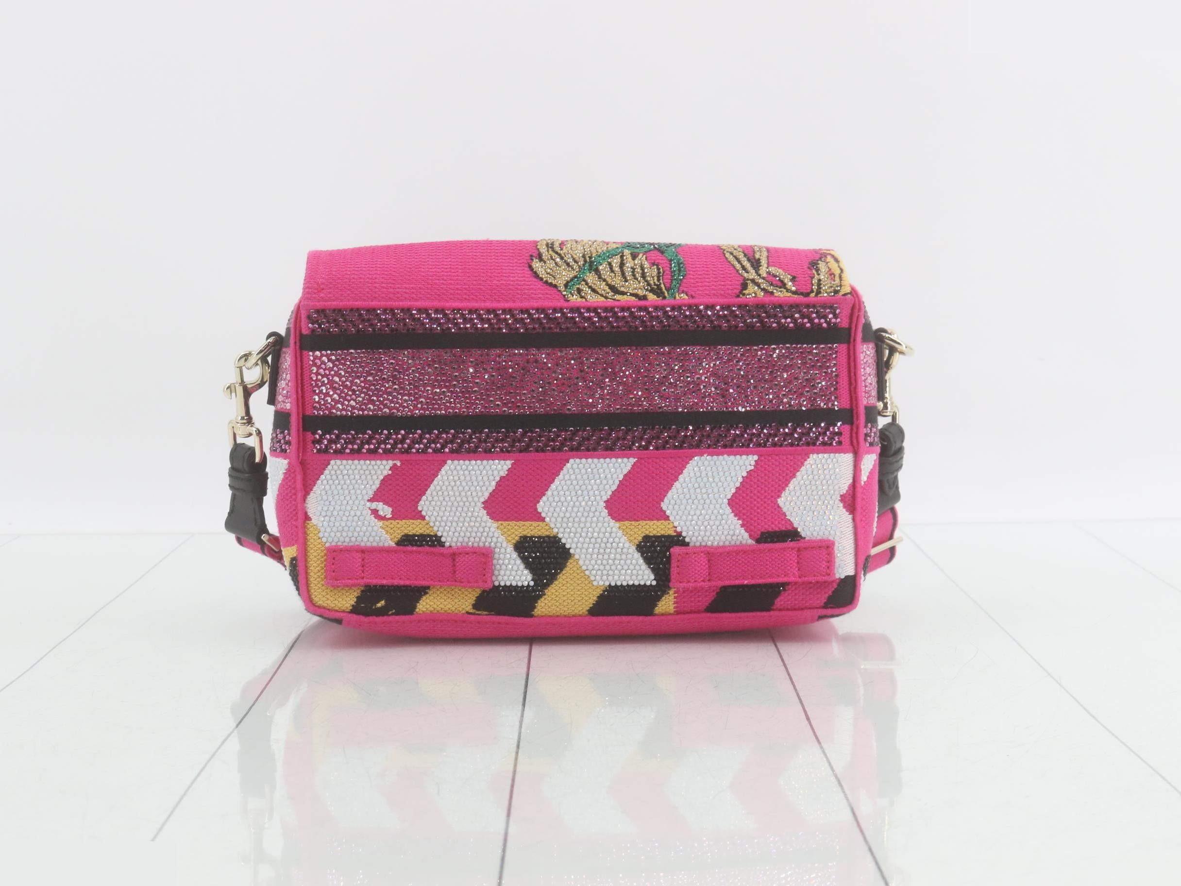 Rhinestone Logo Shoulder Bag — view 2