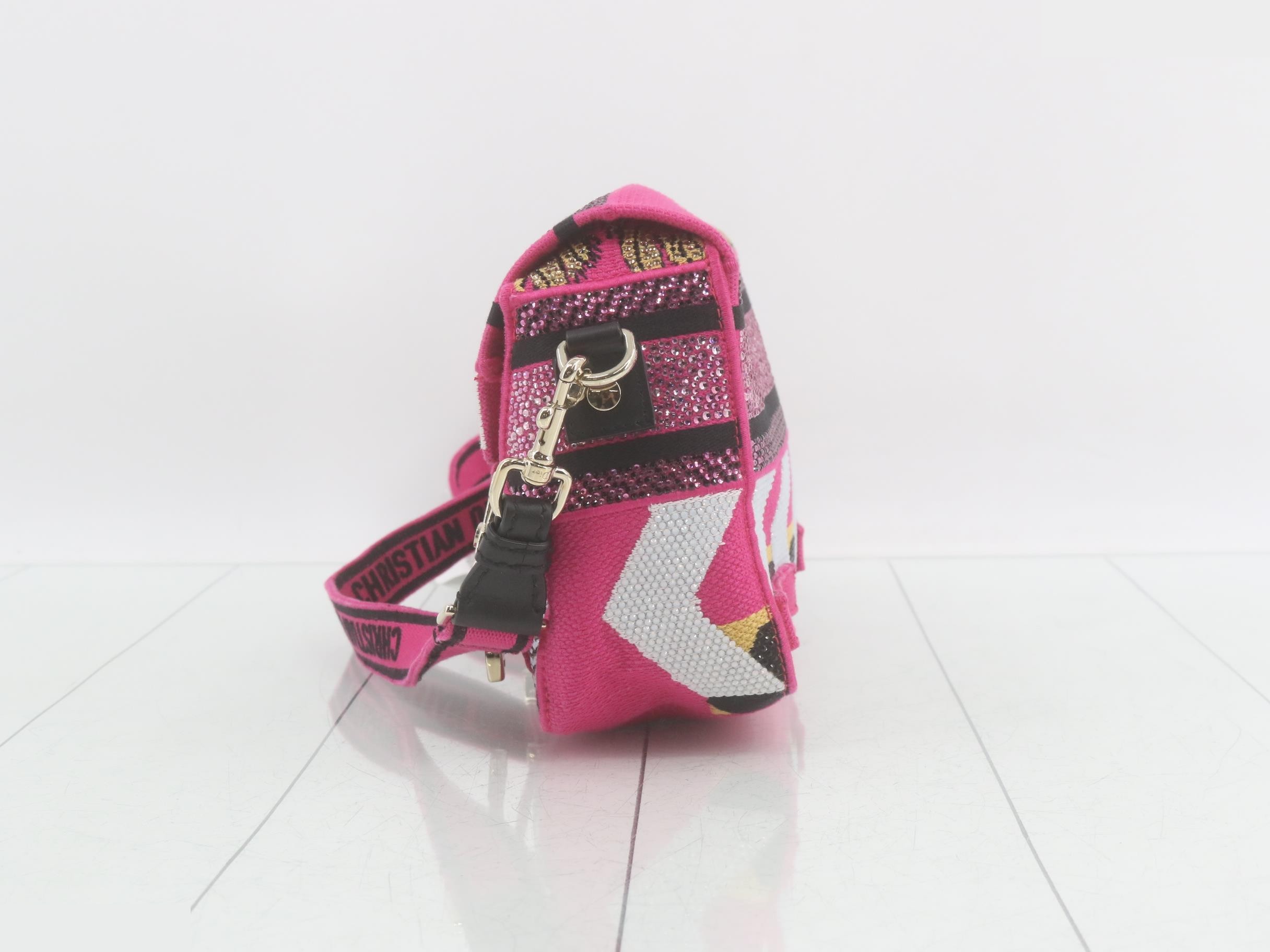 Rhinestone Logo Shoulder Bag — view 3