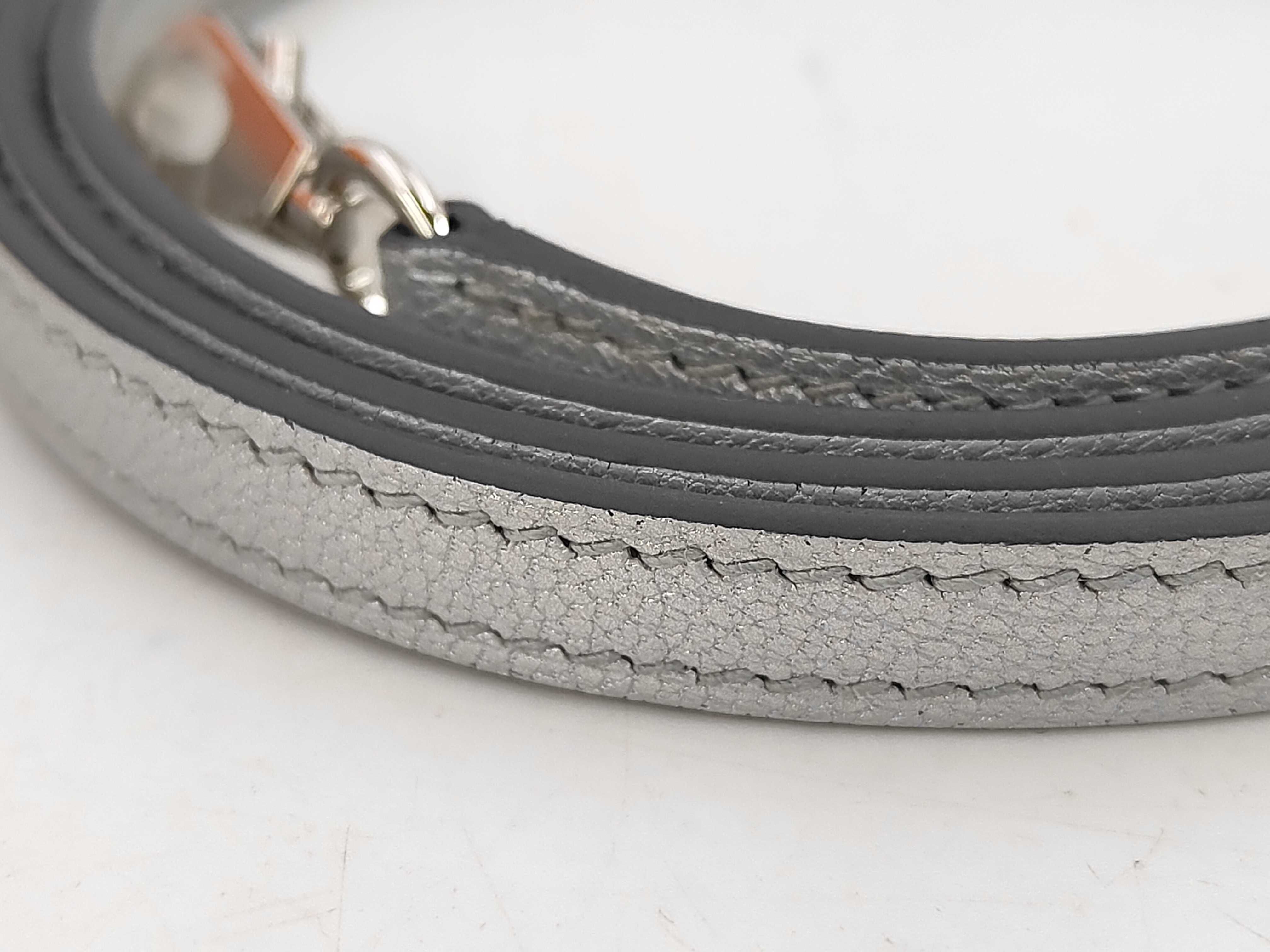 Mini Kelly Argent Silver K Stamp Handbag — view 13