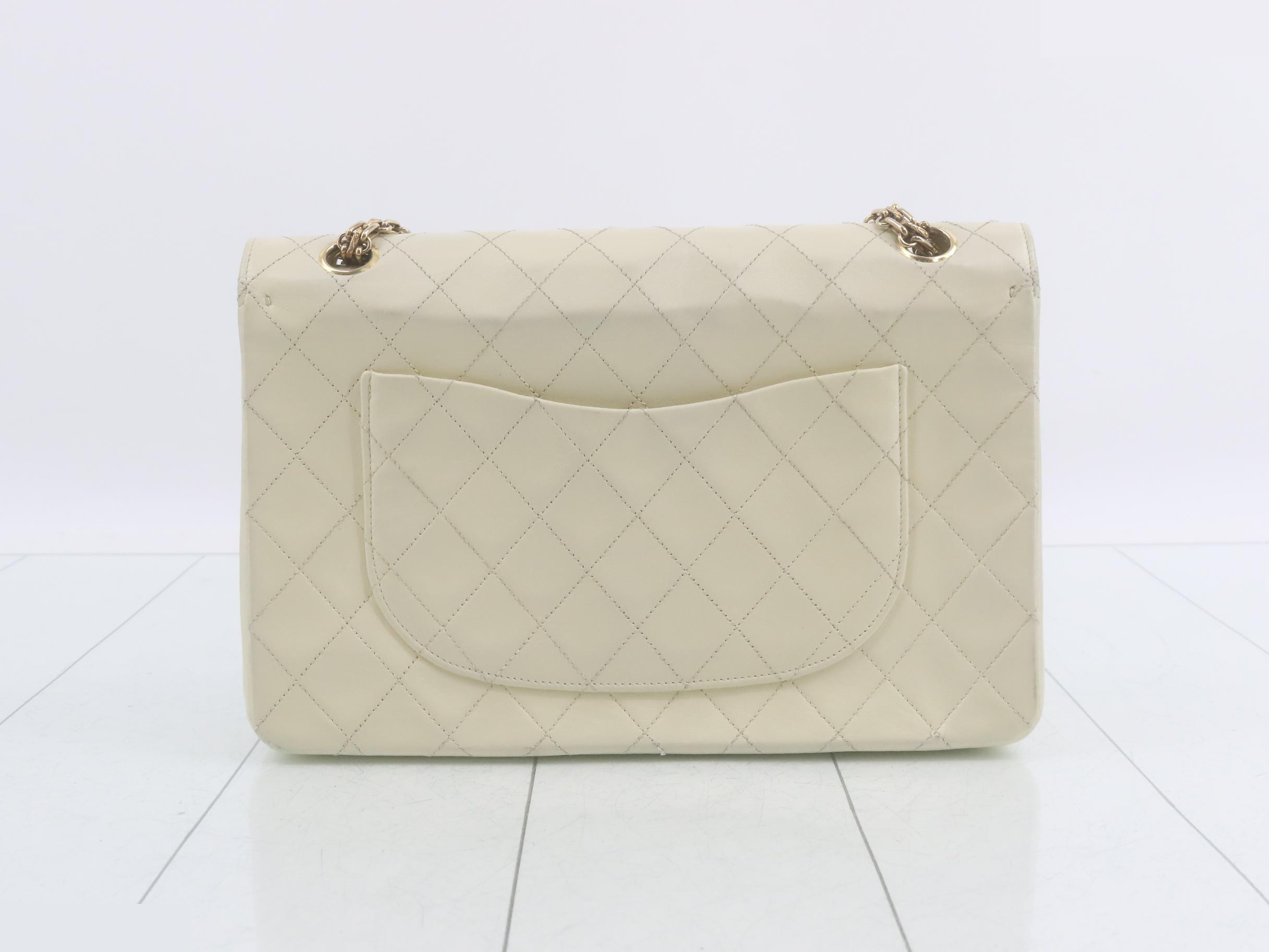 Matelassé Turnlock Double Flap Double Chain Shoulder Bag — view 2