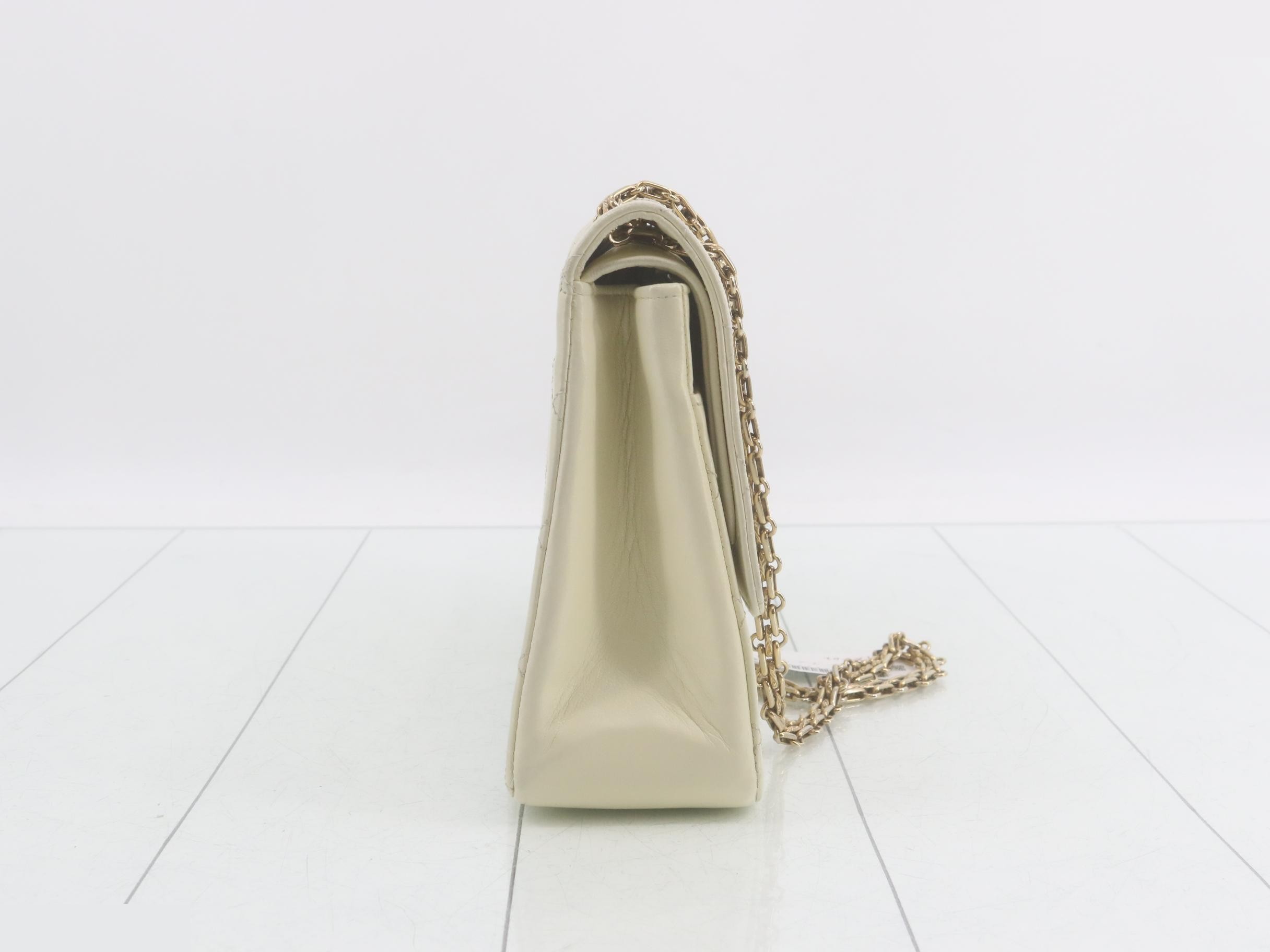 Matelassé Turnlock Double Flap Double Chain Shoulder Bag — view 4