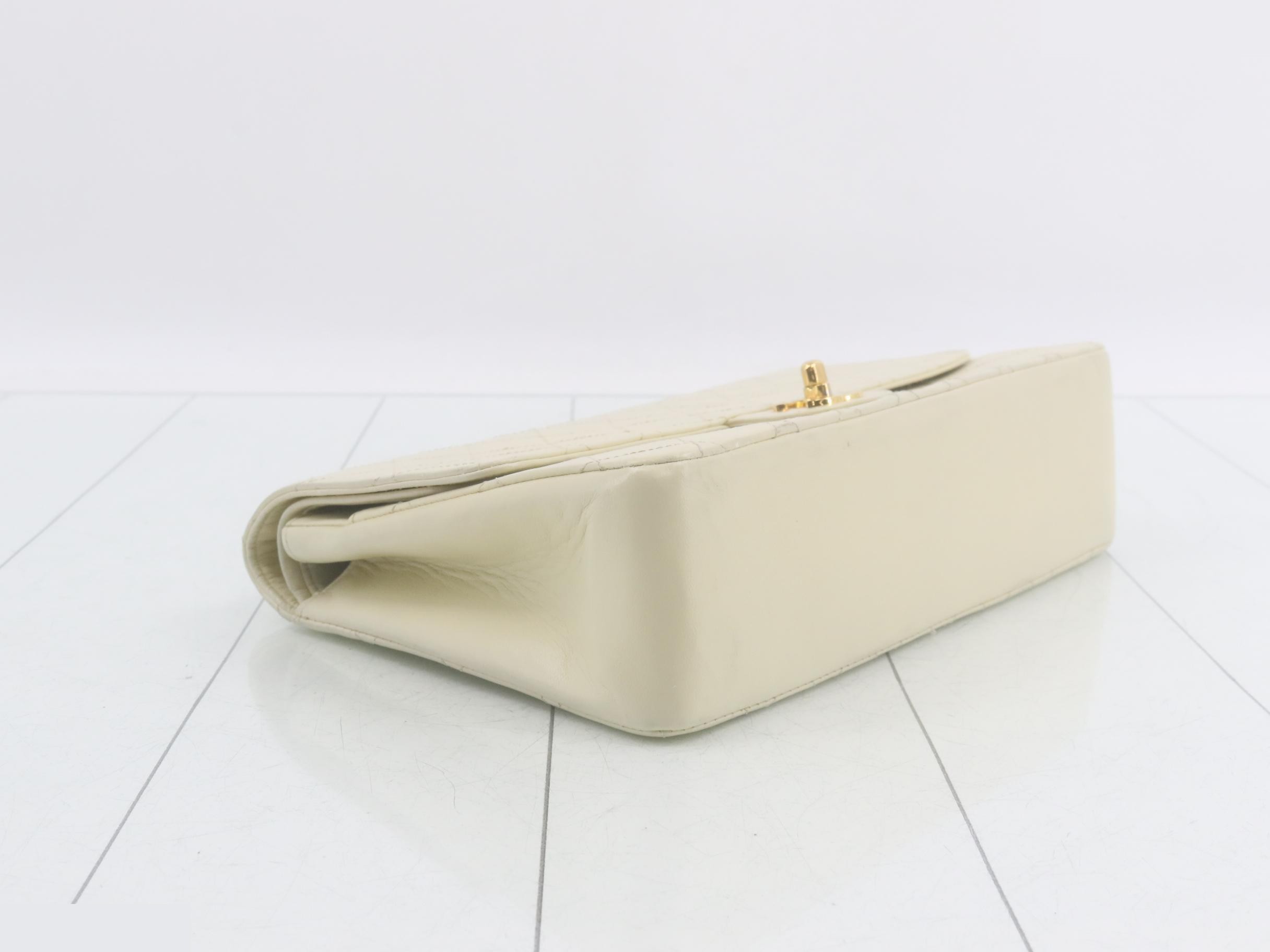 Matelassé Turnlock Double Flap Double Chain Shoulder Bag — view 5