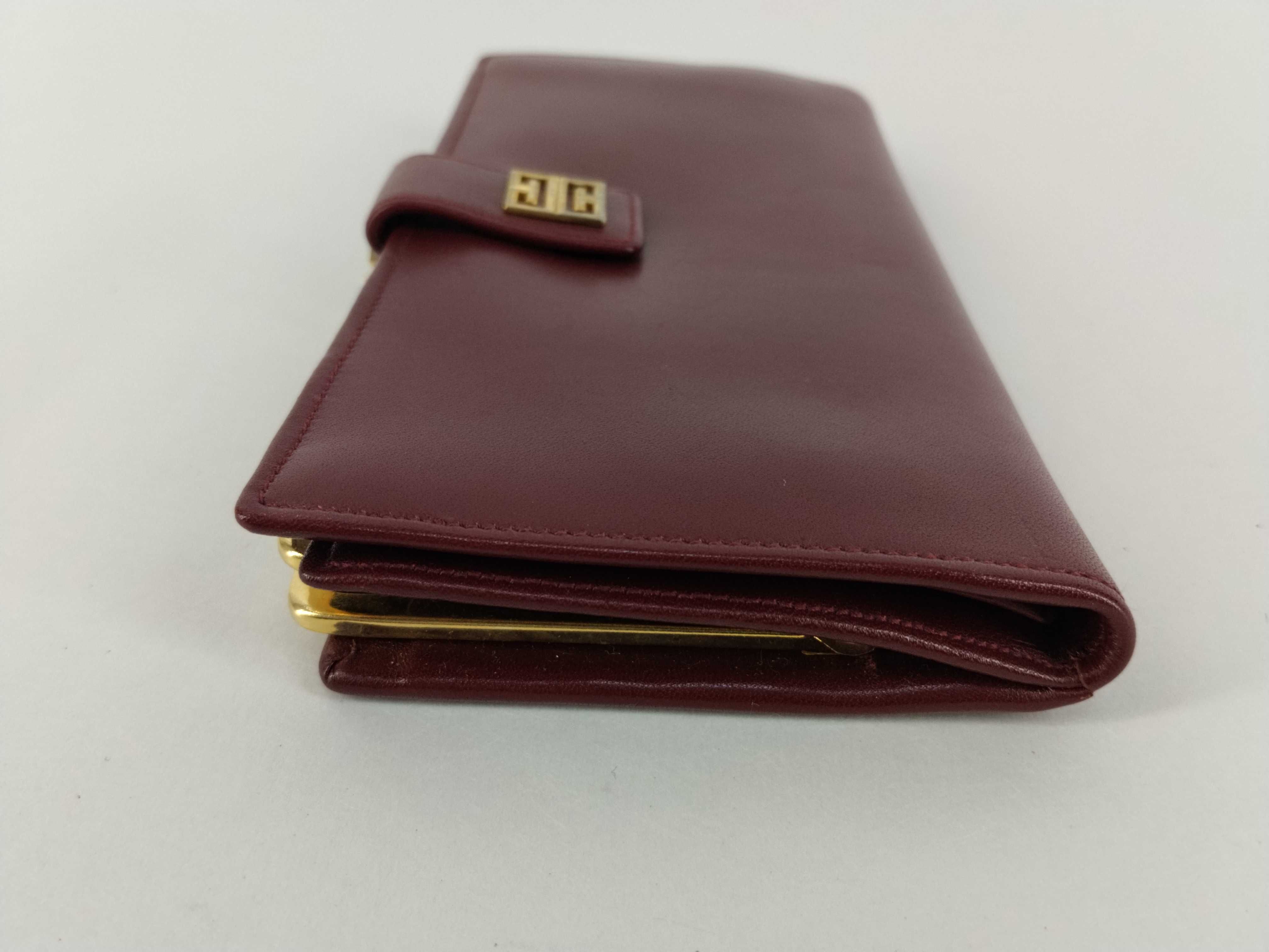 Leather Wallet, Red, Clasp Closure, Givenchy Wallet — view 4