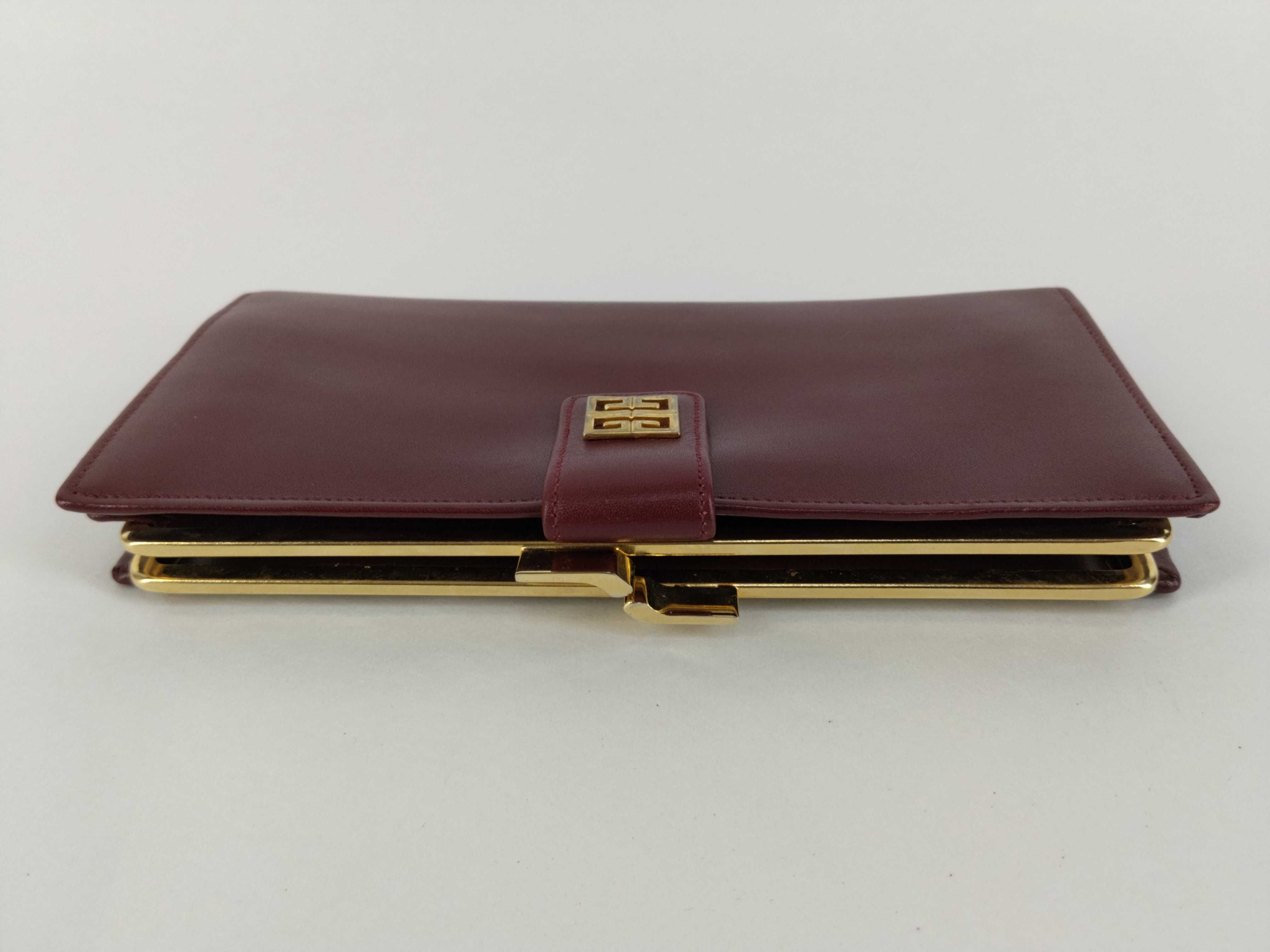 Leather Wallet, Red, Clasp Closure, Givenchy Wallet — view 5