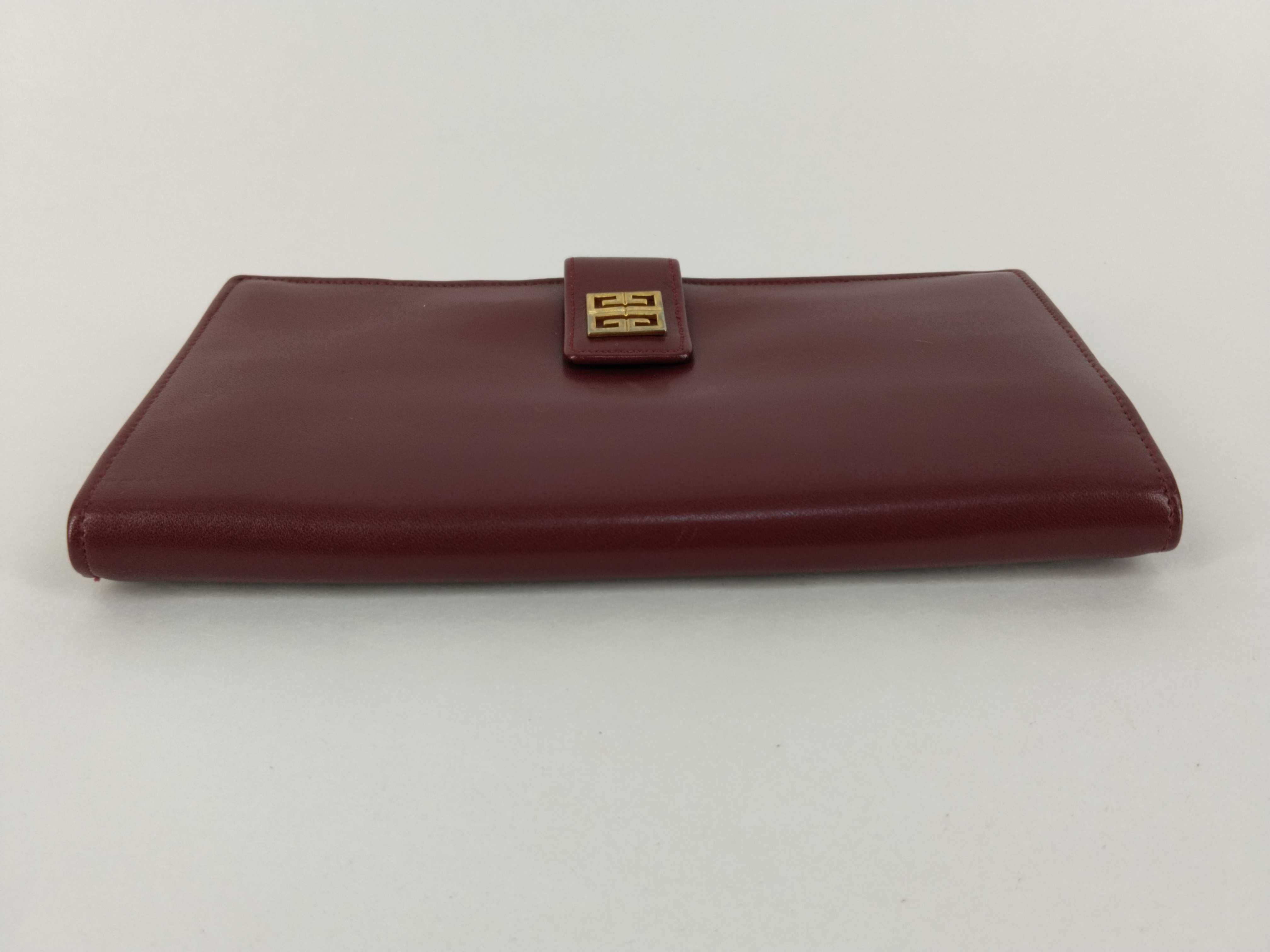 Leather Wallet, Red, Clasp Closure, Givenchy Wallet — view 7