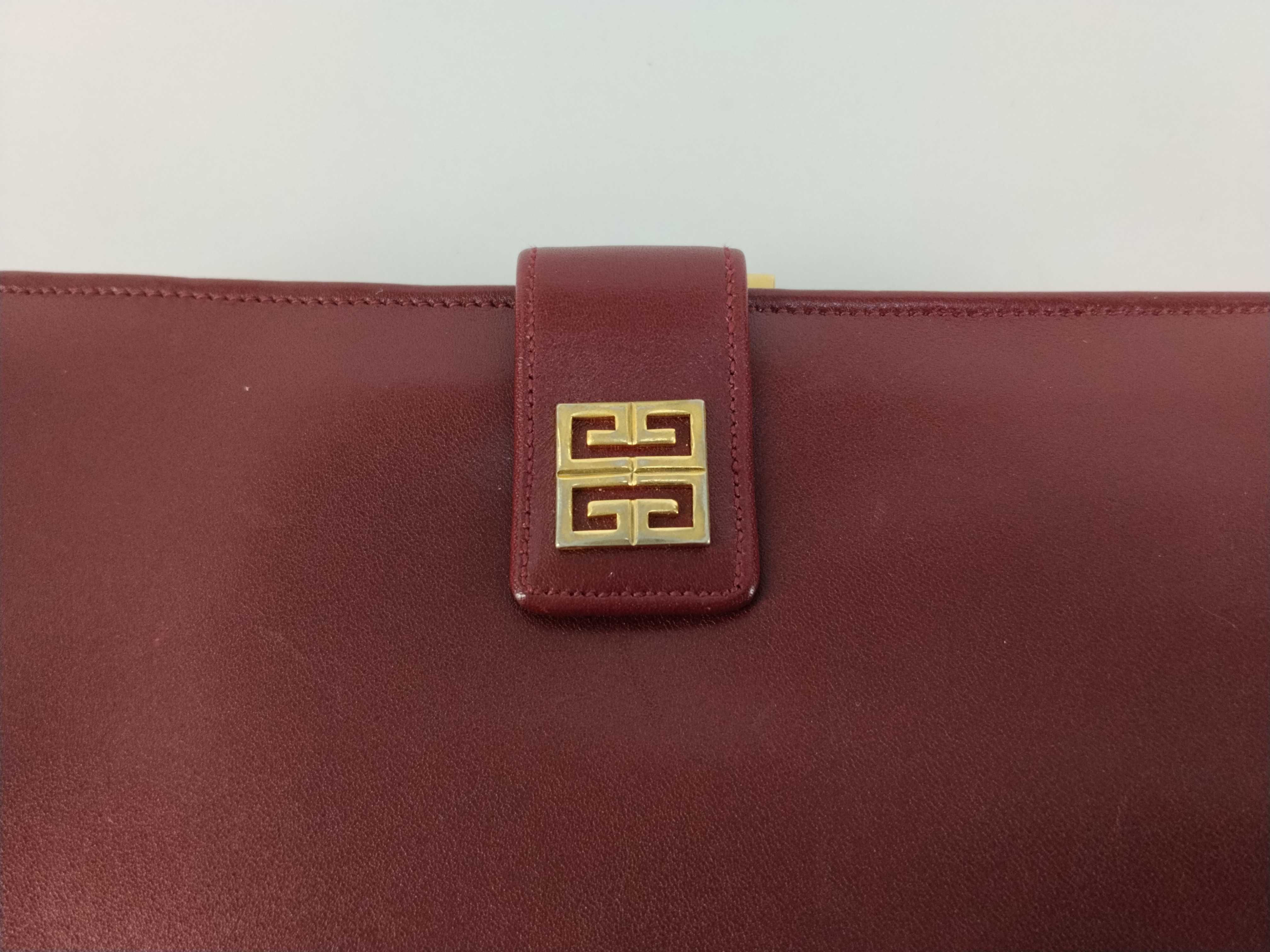 Leather Wallet, Red, Clasp Closure, Givenchy Wallet — view 8