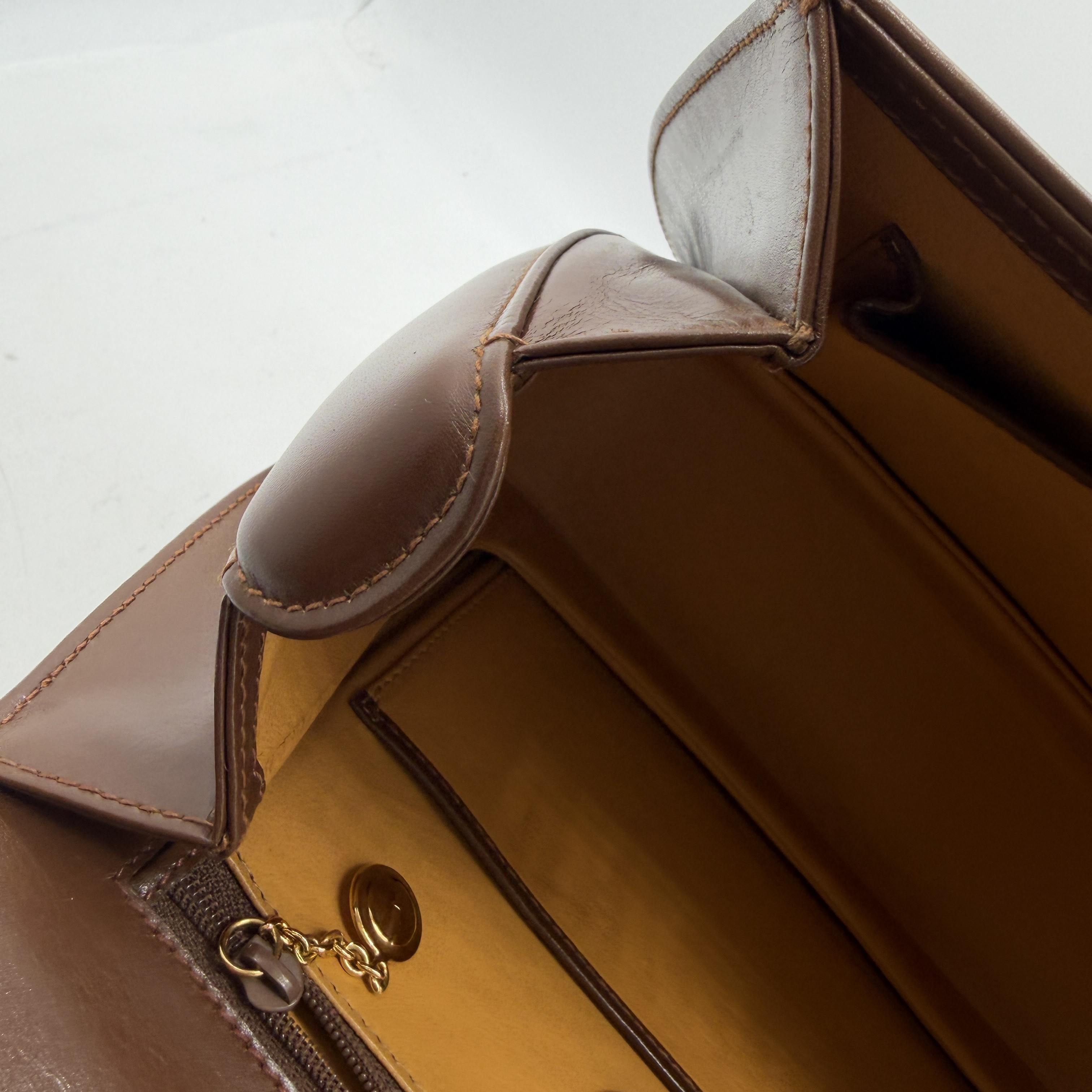 Vintage Bamboo Turnlock Handbag — view 11