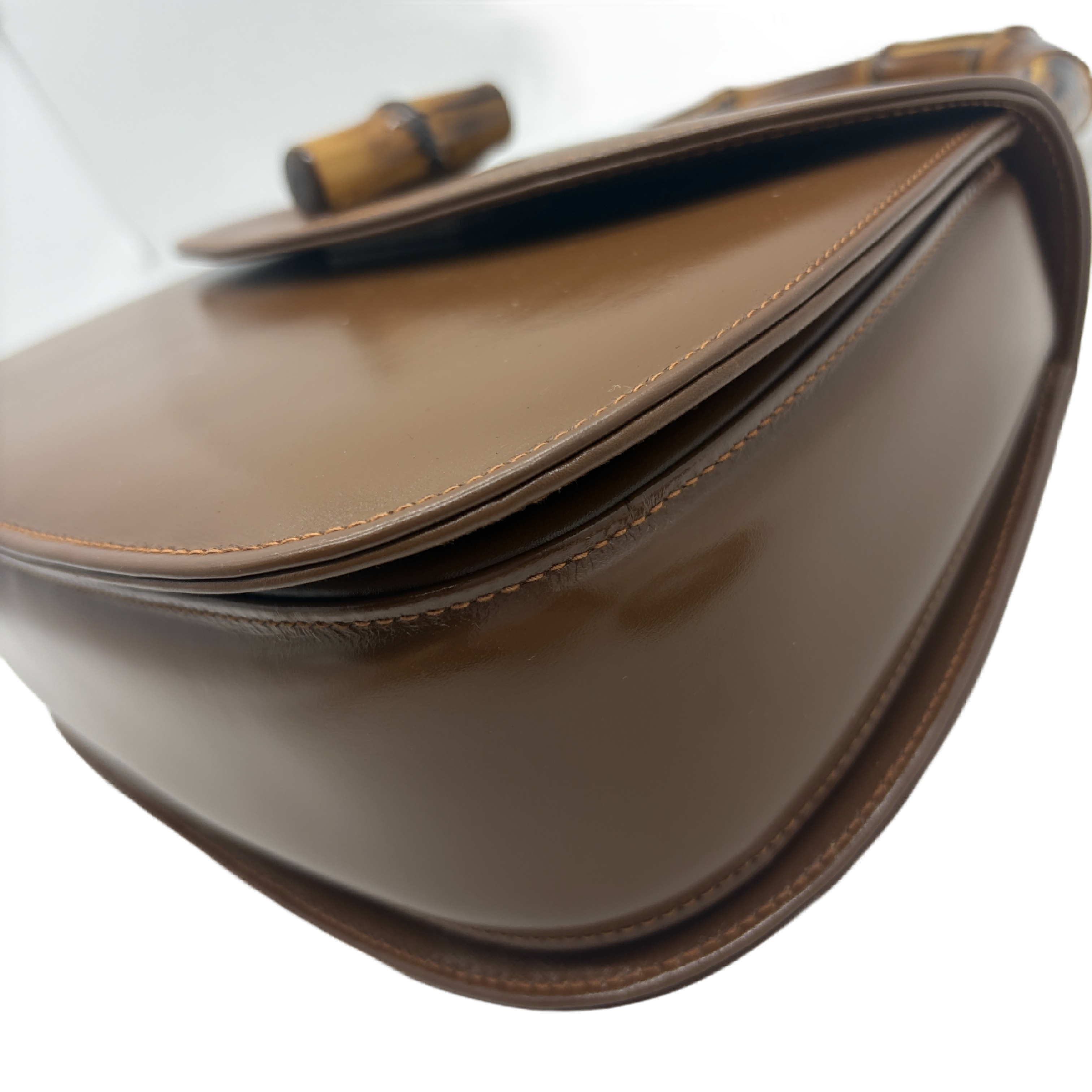 Vintage Bamboo Turnlock Handbag — view 6
