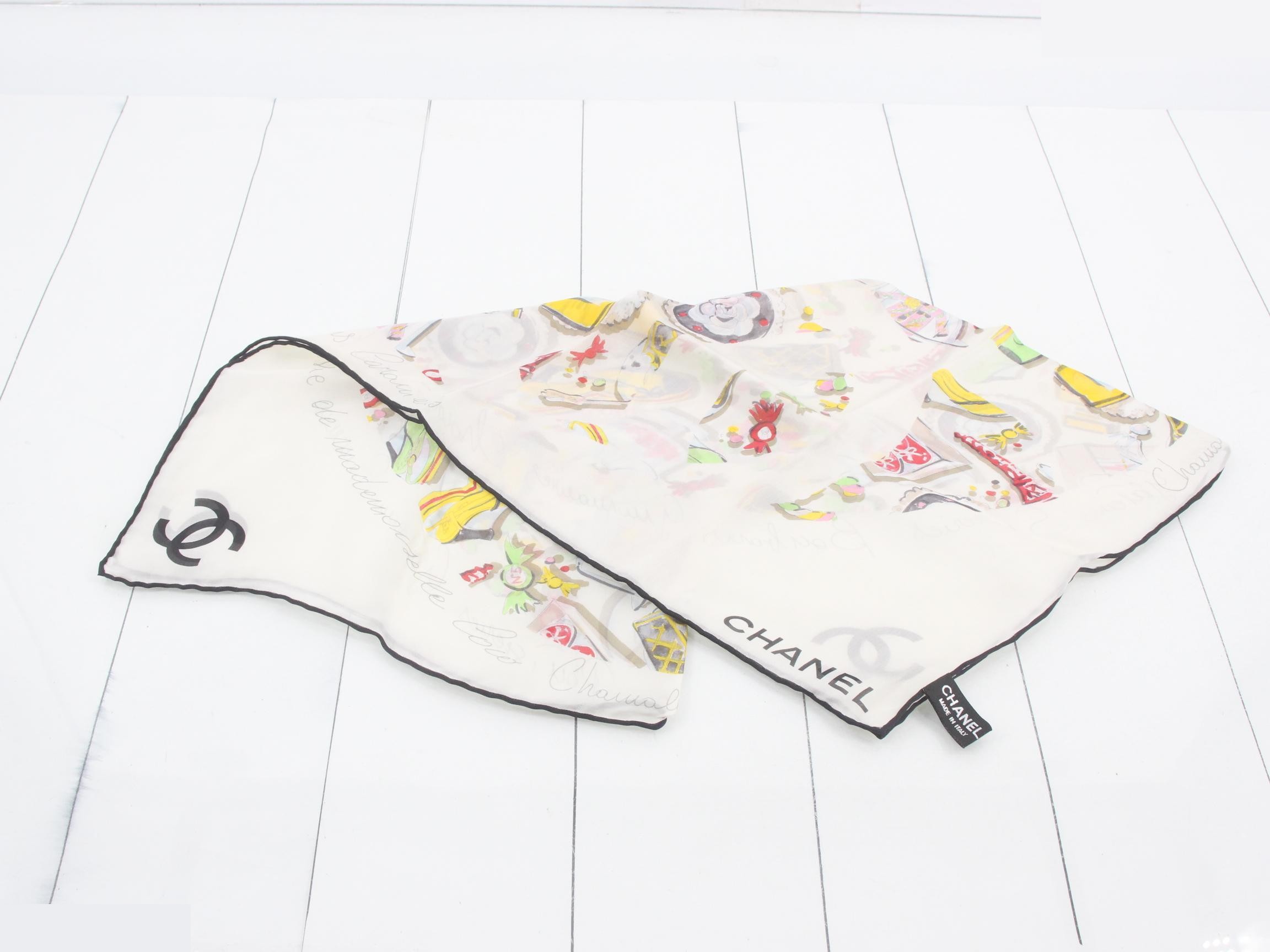 Scarf with tag — view 2