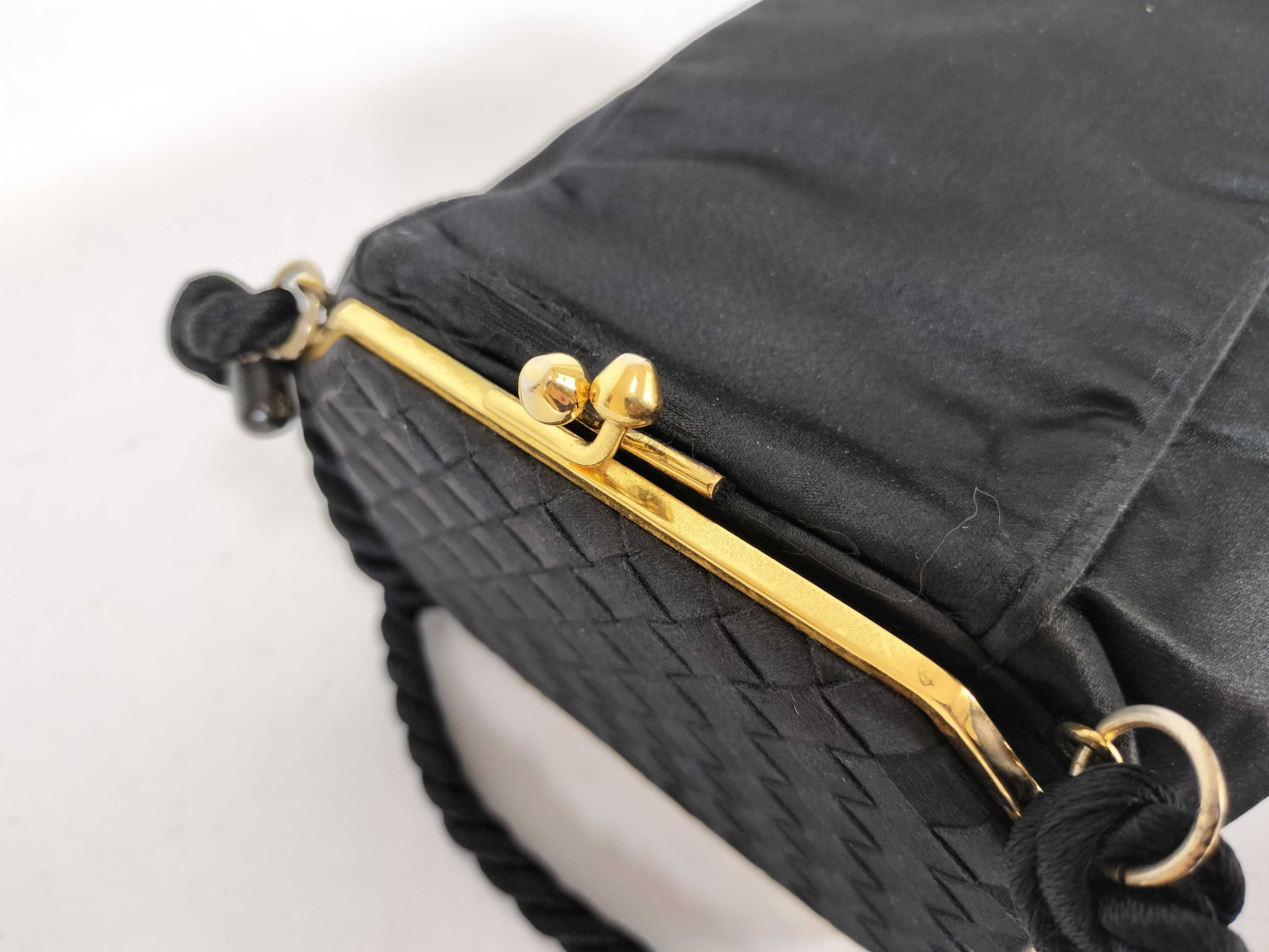 Intrecciato Bottega Veneta Satin Intrecciato Shoulder Bag — view 9
