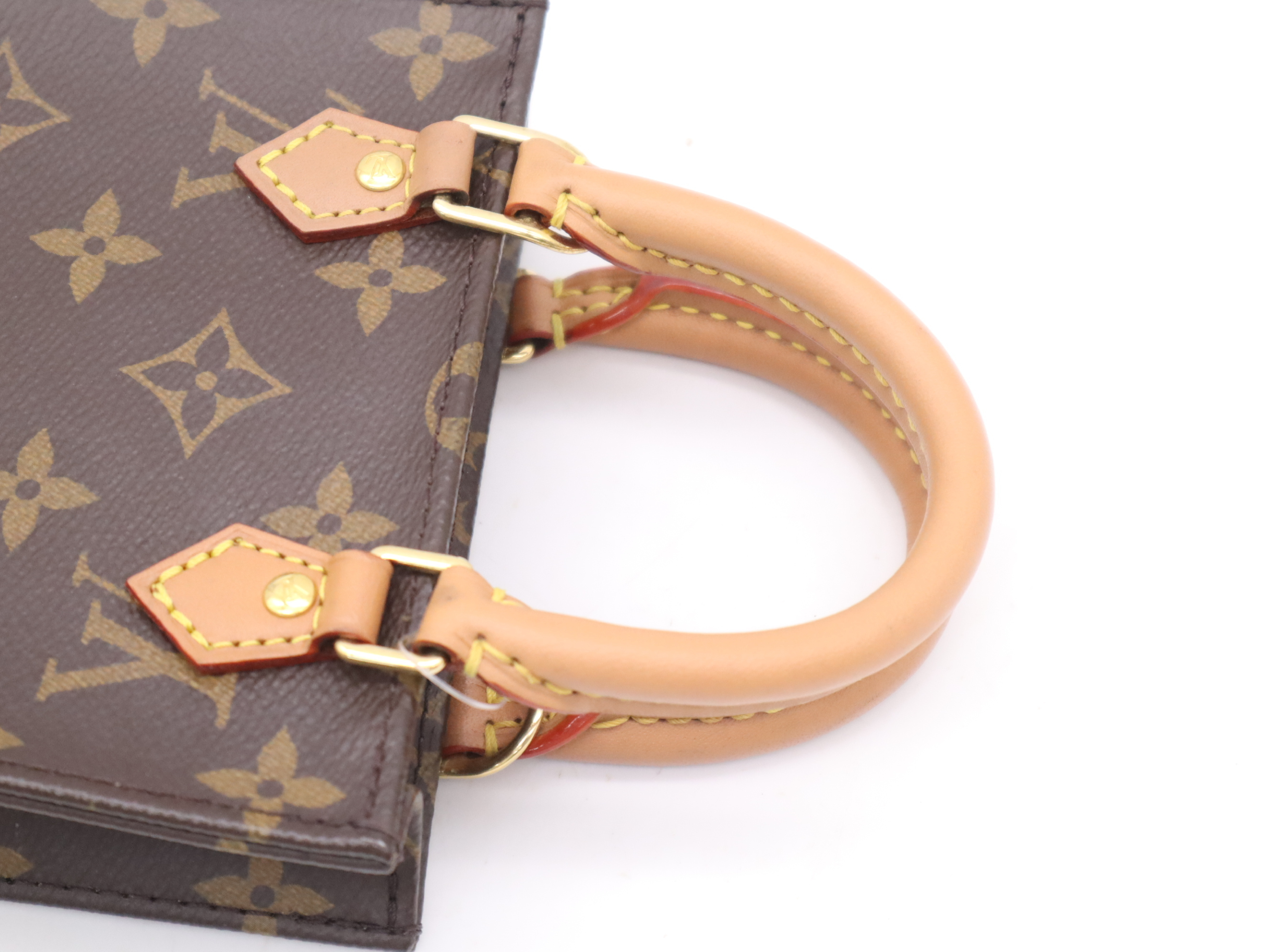 M69442 Monogram Petite Sac Plat Shoulder Bag with Shoulder Strap (RFID detected) — view 6