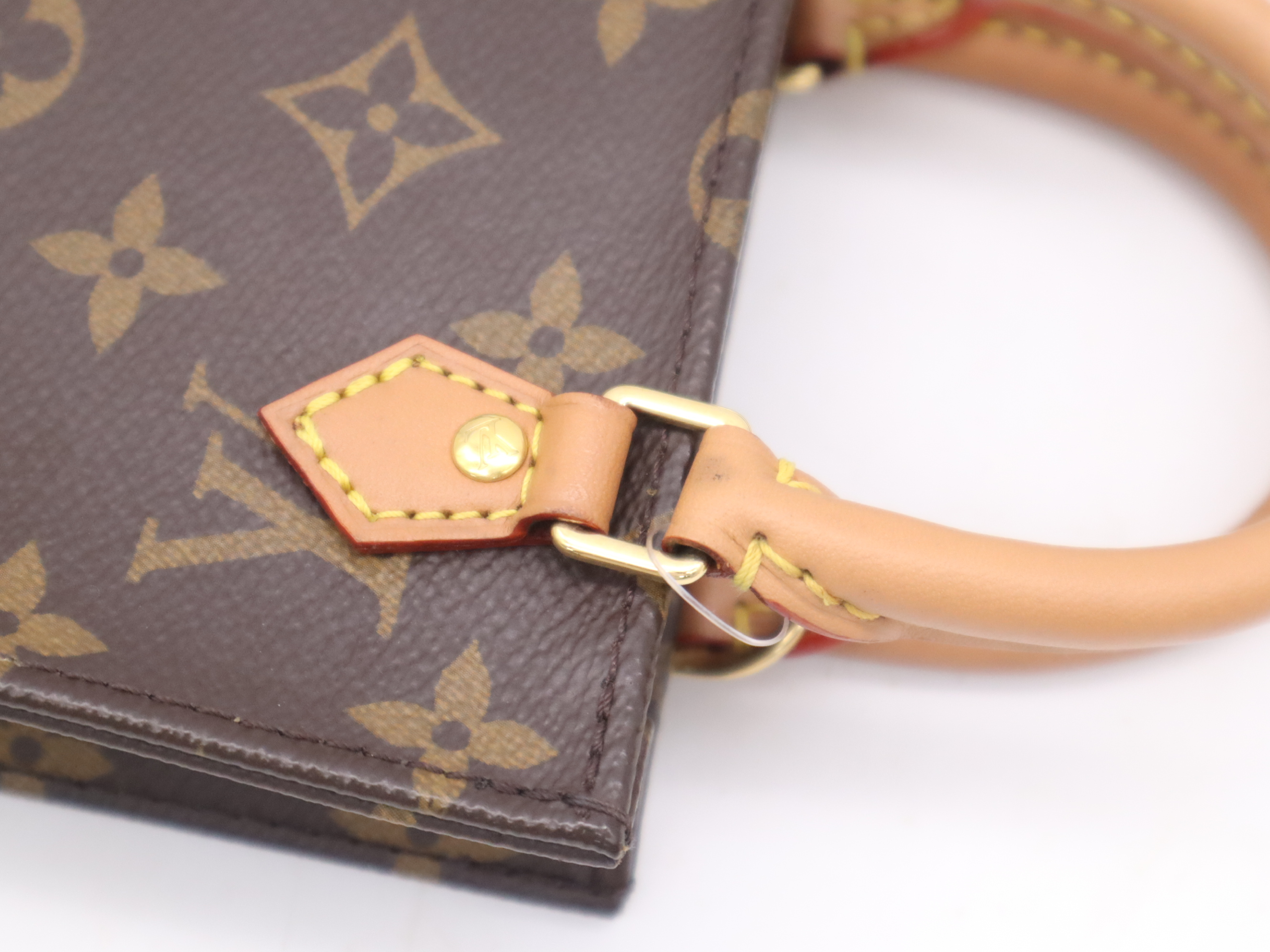 M69442 Monogram Petite Sac Plat Shoulder Bag with Shoulder Strap (RFID detected) — view 7