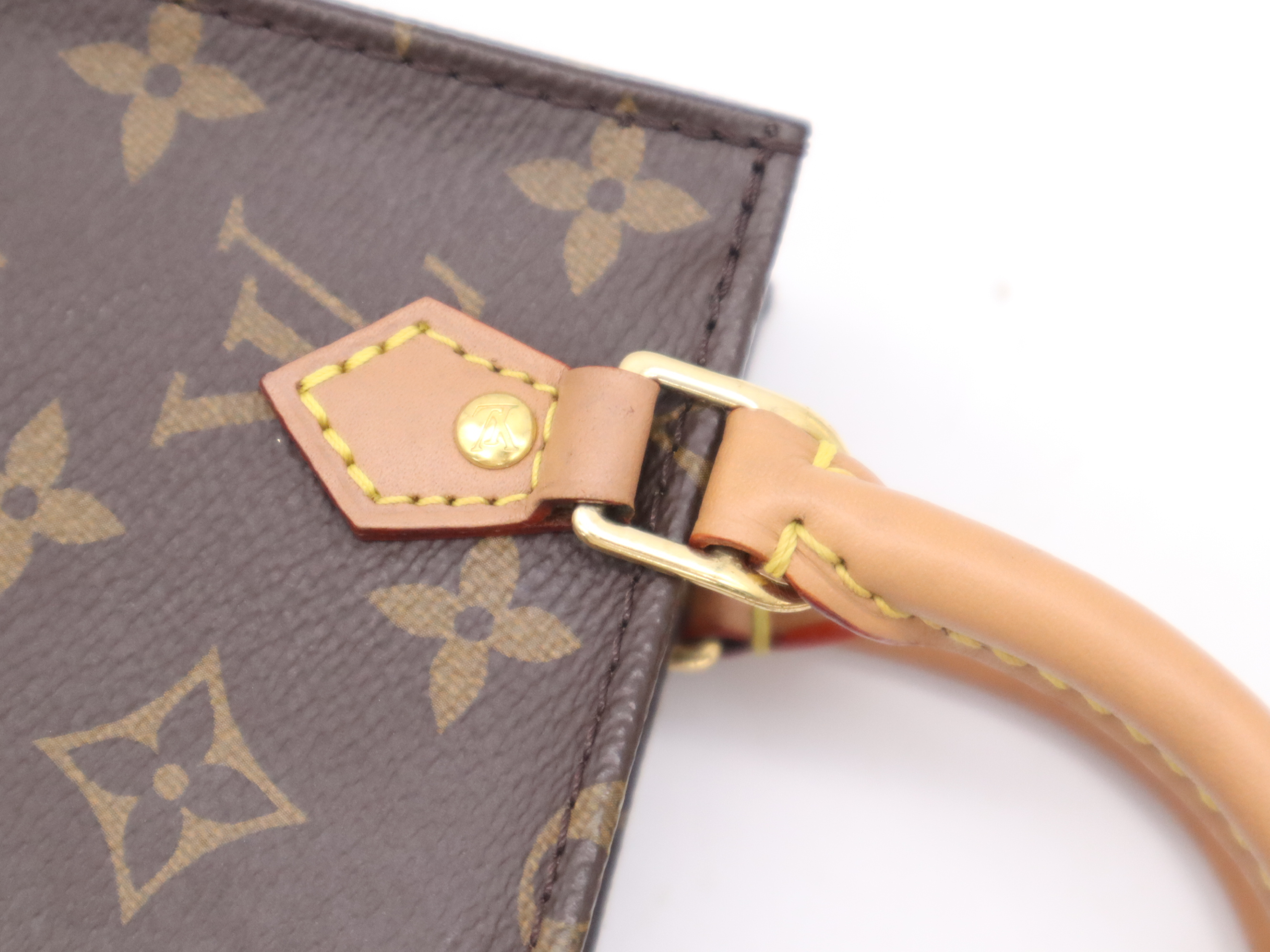 M69442 Monogram Petite Sac Plat Shoulder Bag with Shoulder Strap (RFID detected) — view 8