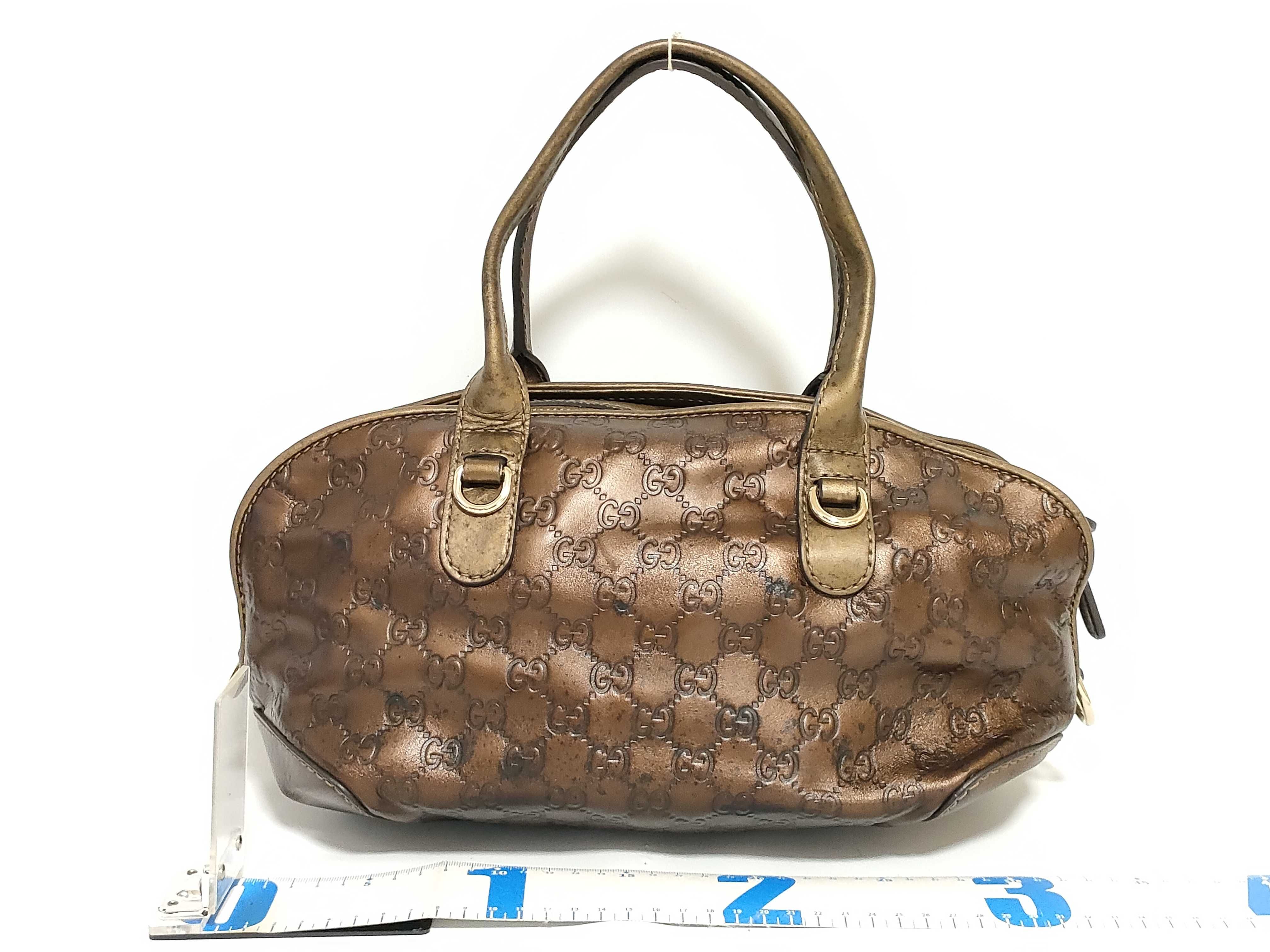GG Guccissima GG pattern tote bag Boston bag brown handbag — view 2