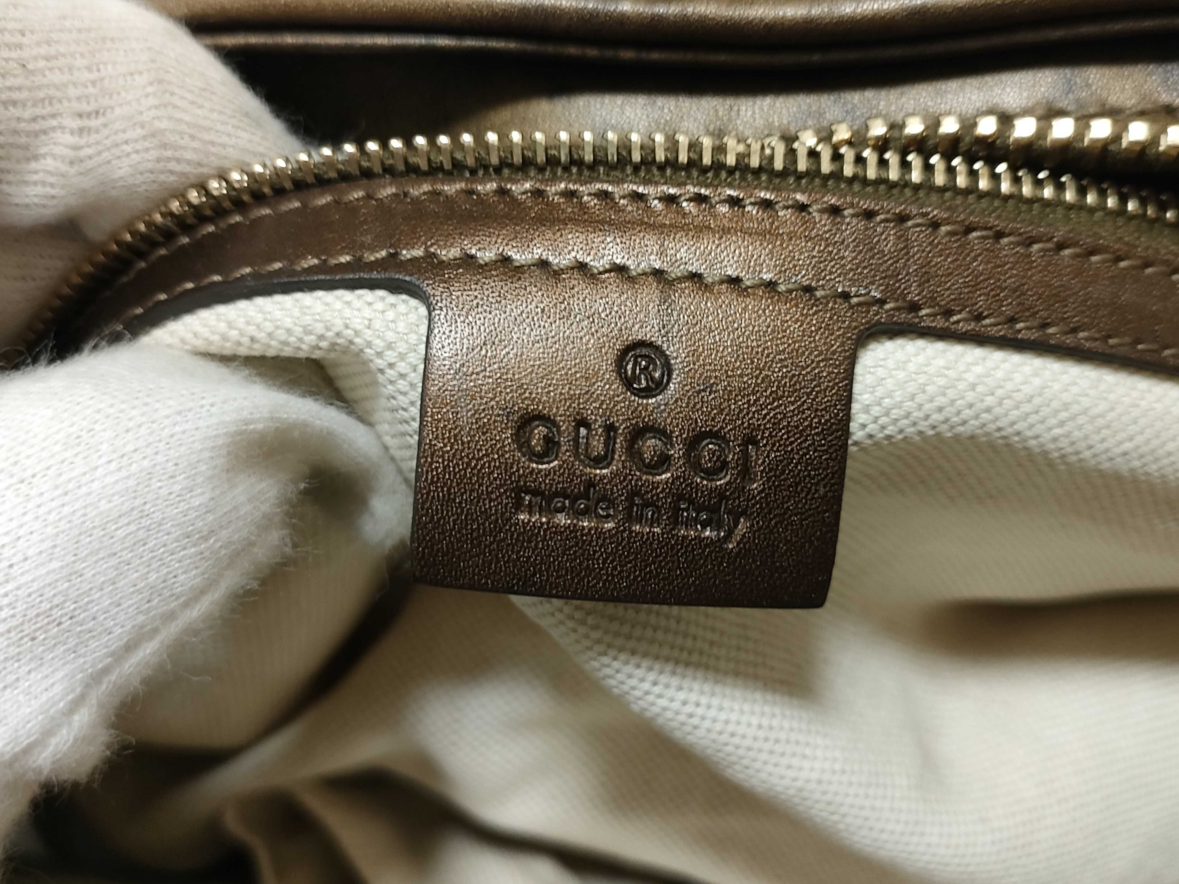GG Guccissima GG pattern tote bag Boston bag brown handbag — view 12