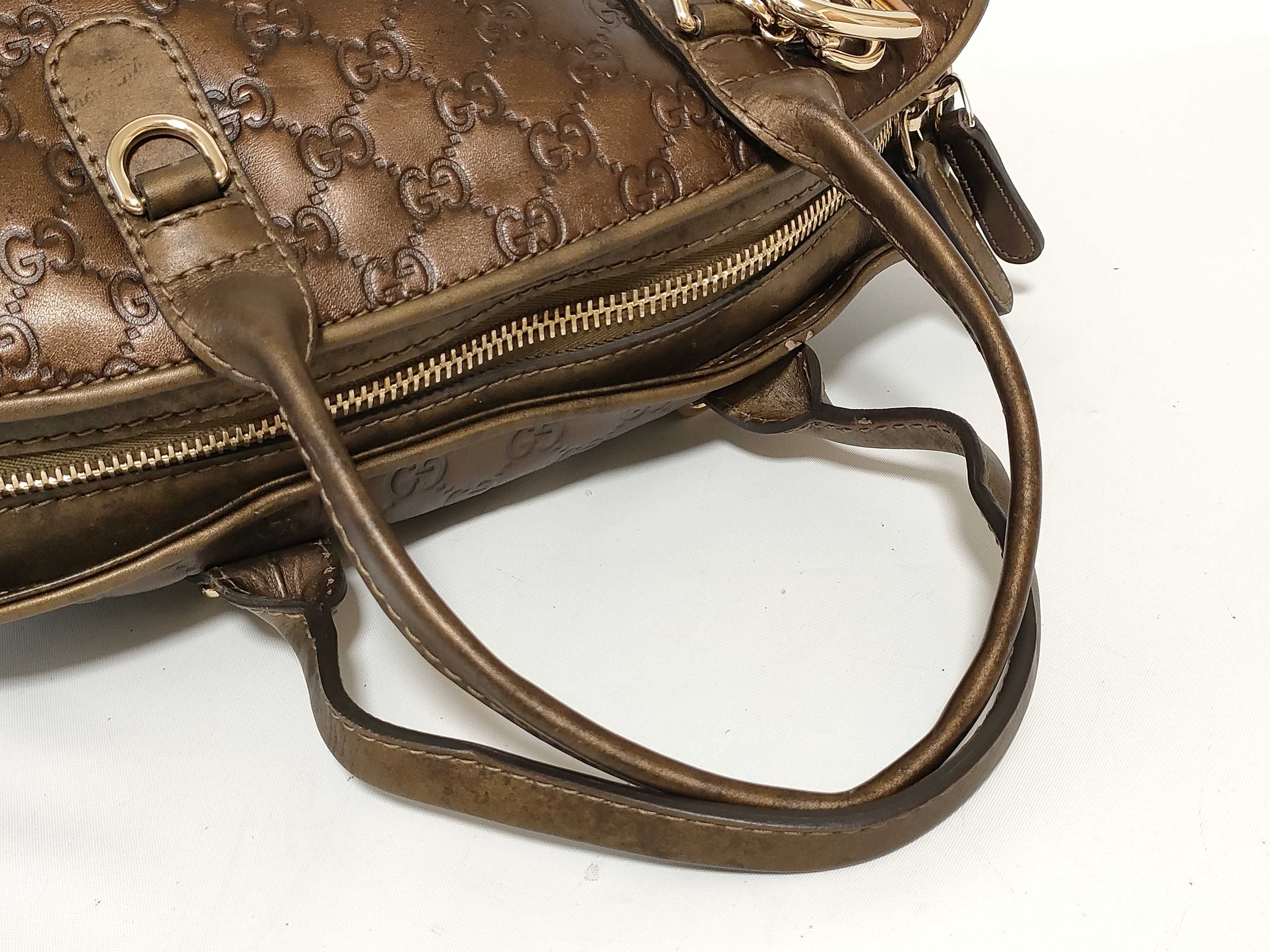 GG Guccissima GG pattern tote bag Boston bag brown handbag — view 3