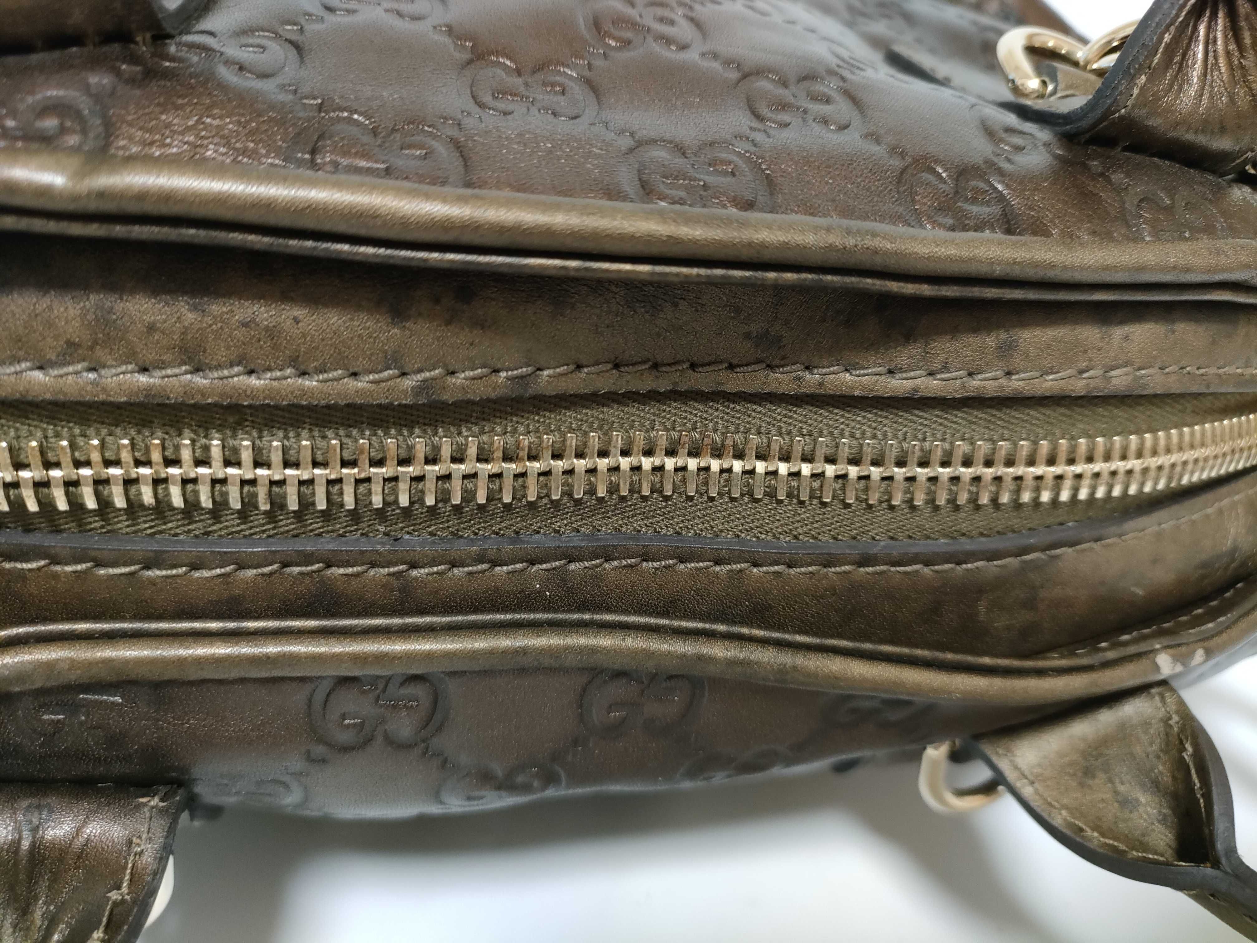 GG Guccissima GG pattern tote bag Boston bag brown handbag — view 6