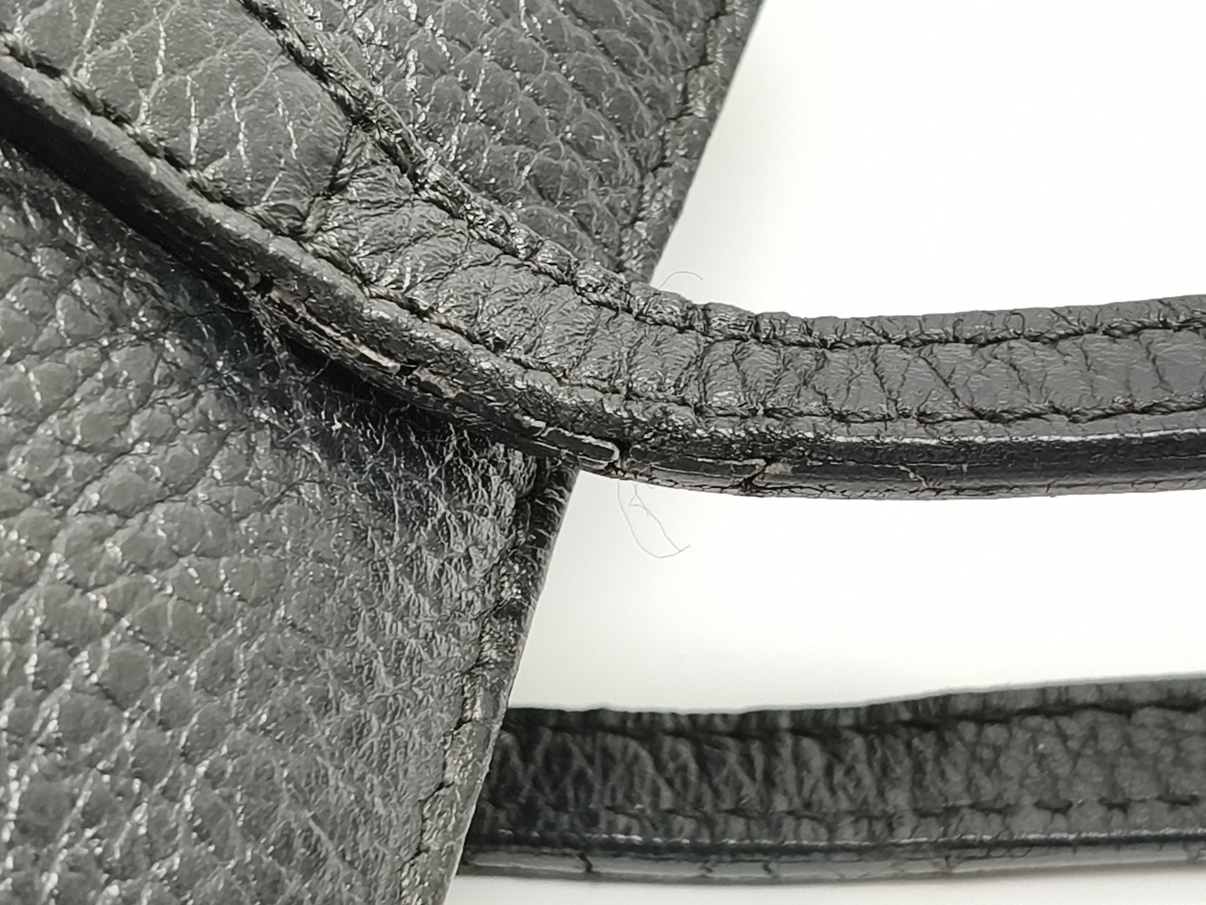 logo leather shoulder bag tote bag — view 5