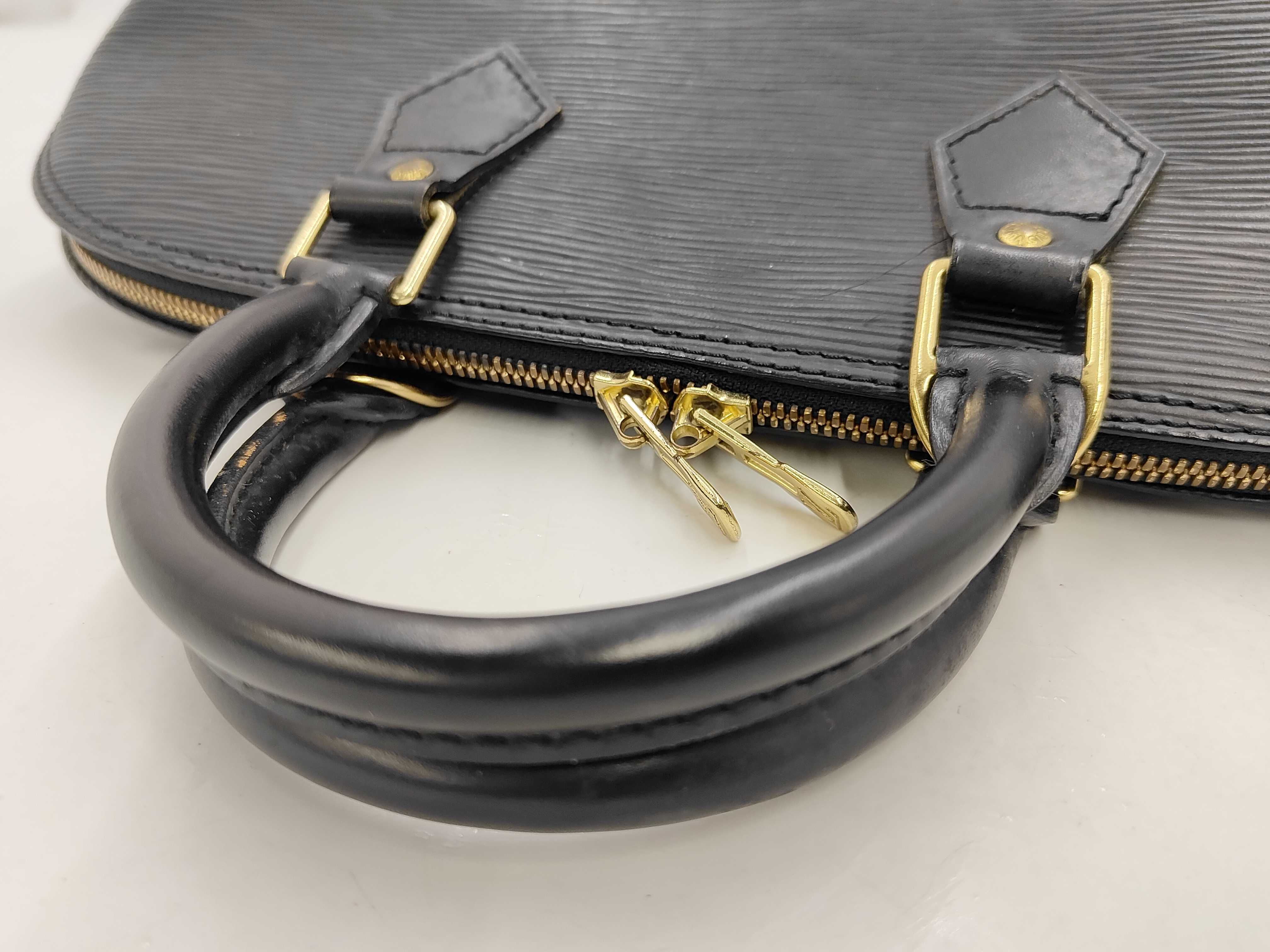 LV Epi Alma Black Handbag — view 3