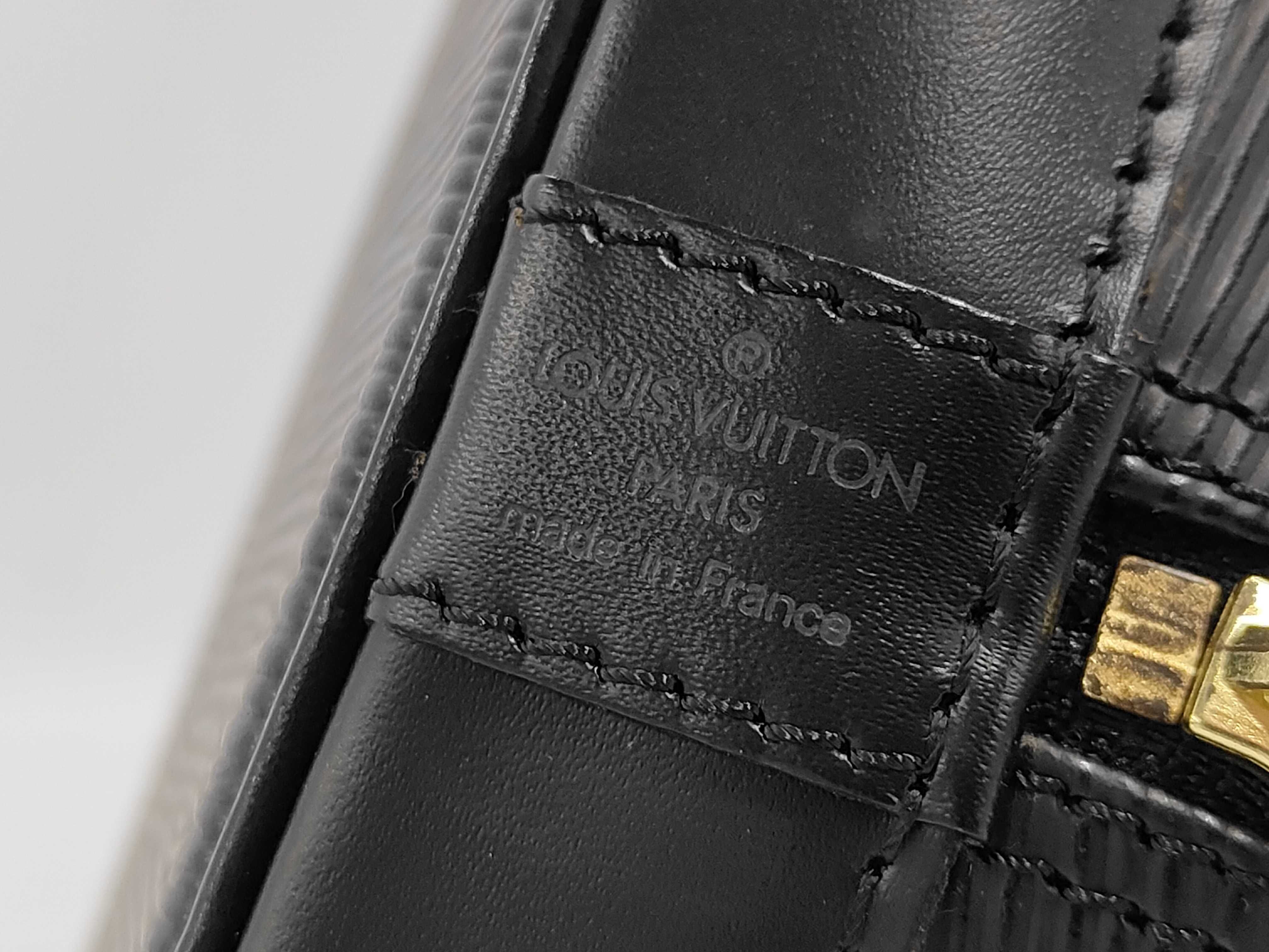 LV Epi Alma Black Handbag — view 10