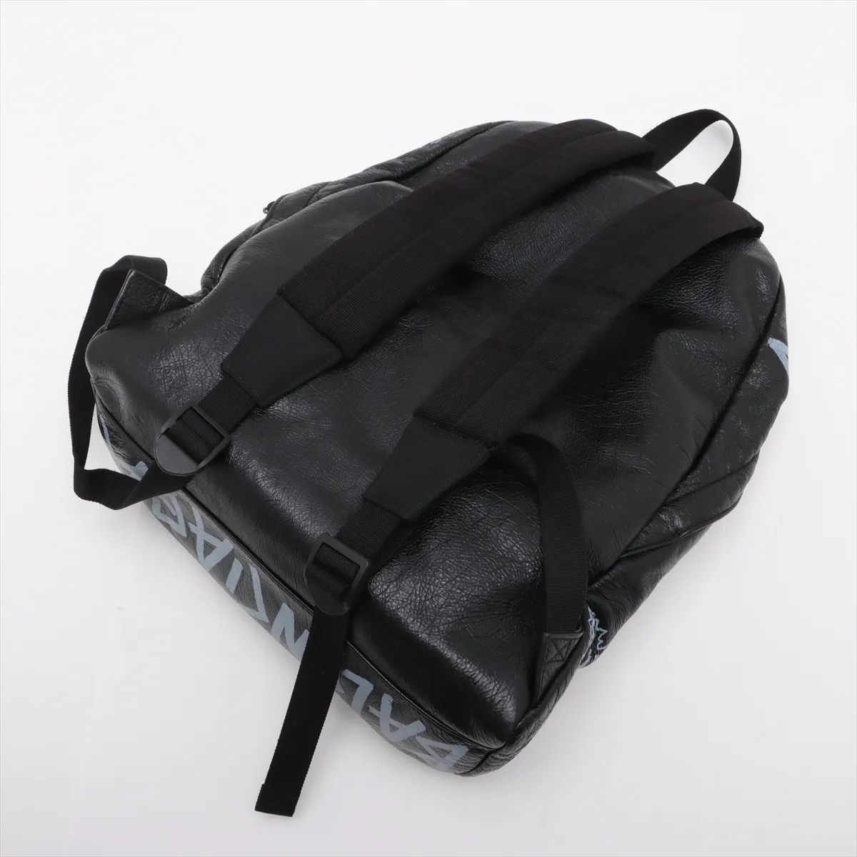 Graffiti Explorer Leather Backpack/Rucksack, Black 503221 — view 5