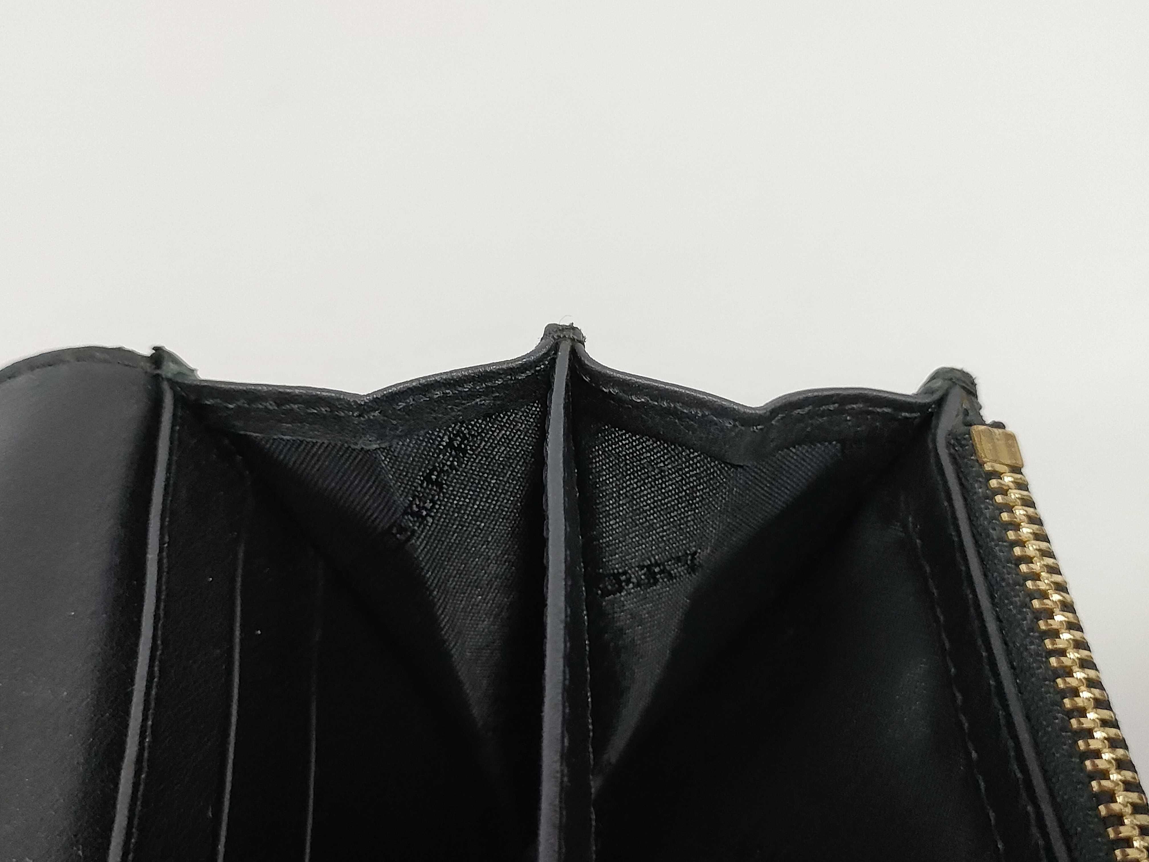 Shadow Horse Nova Check Leather x Nylon Long Wallet — view 13