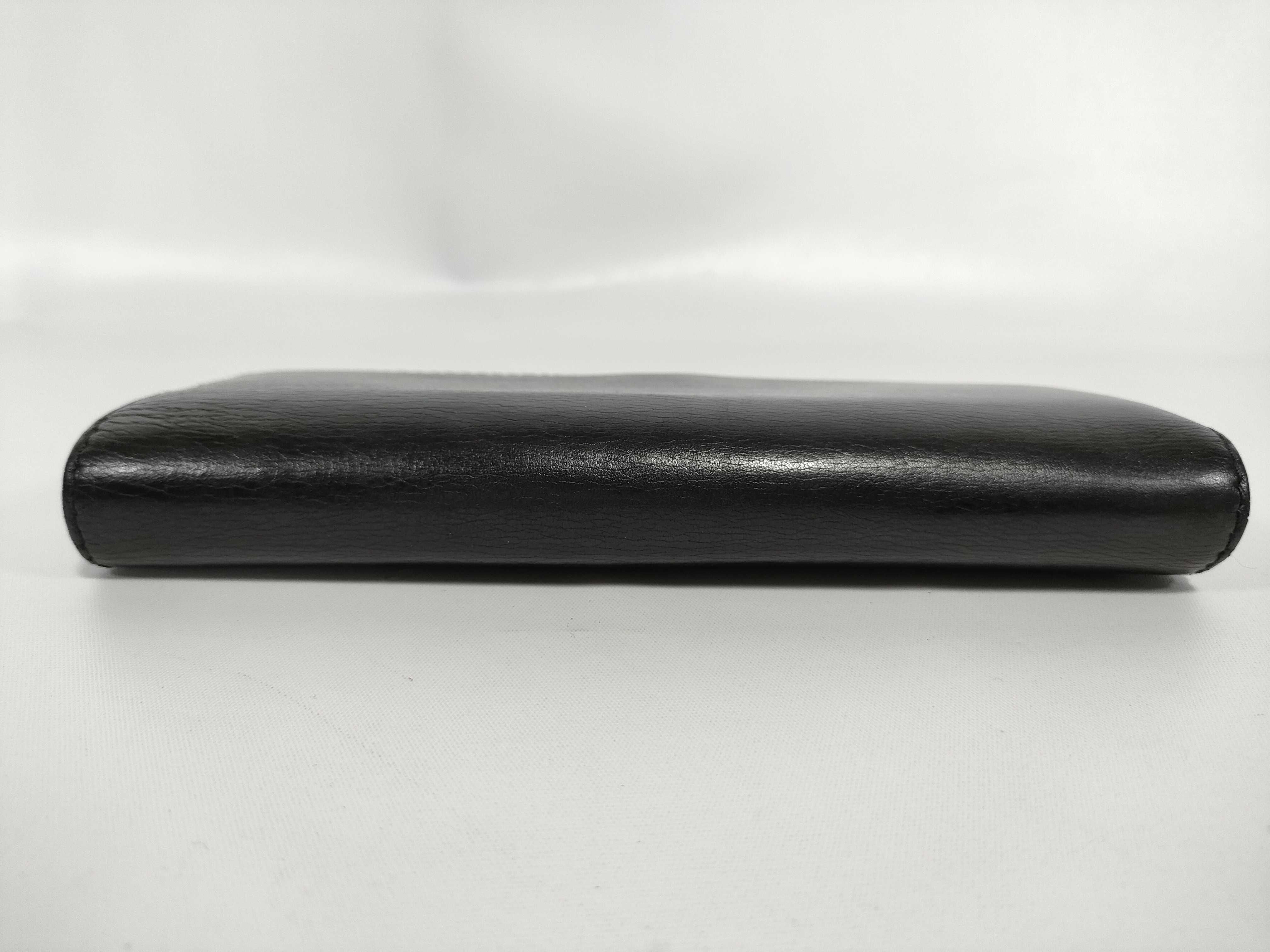 Shadow Horse Nova Check Leather x Nylon Long Wallet — view 7