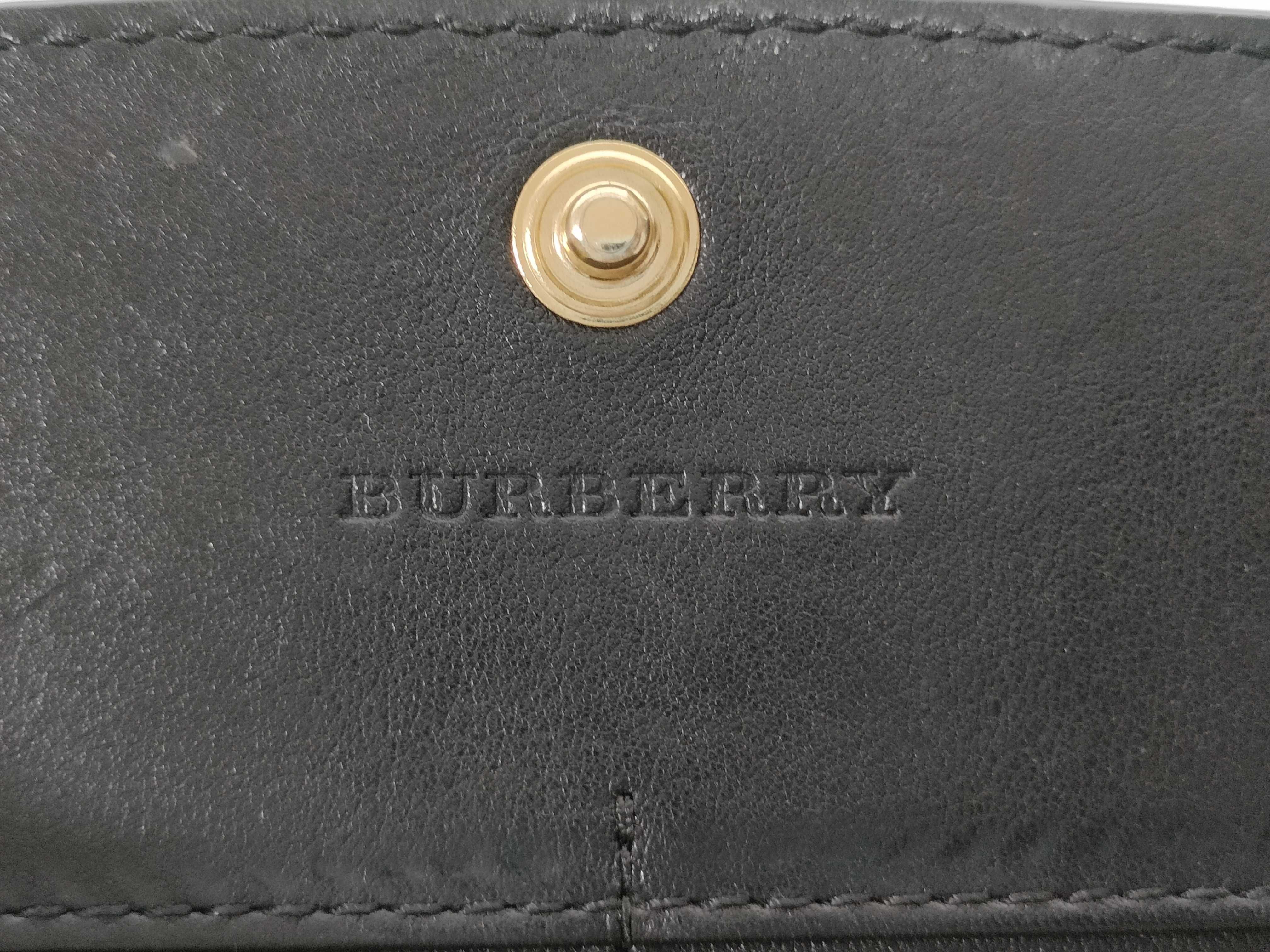 Shadow Horse Nova Check Leather x Nylon Long Wallet — view 10