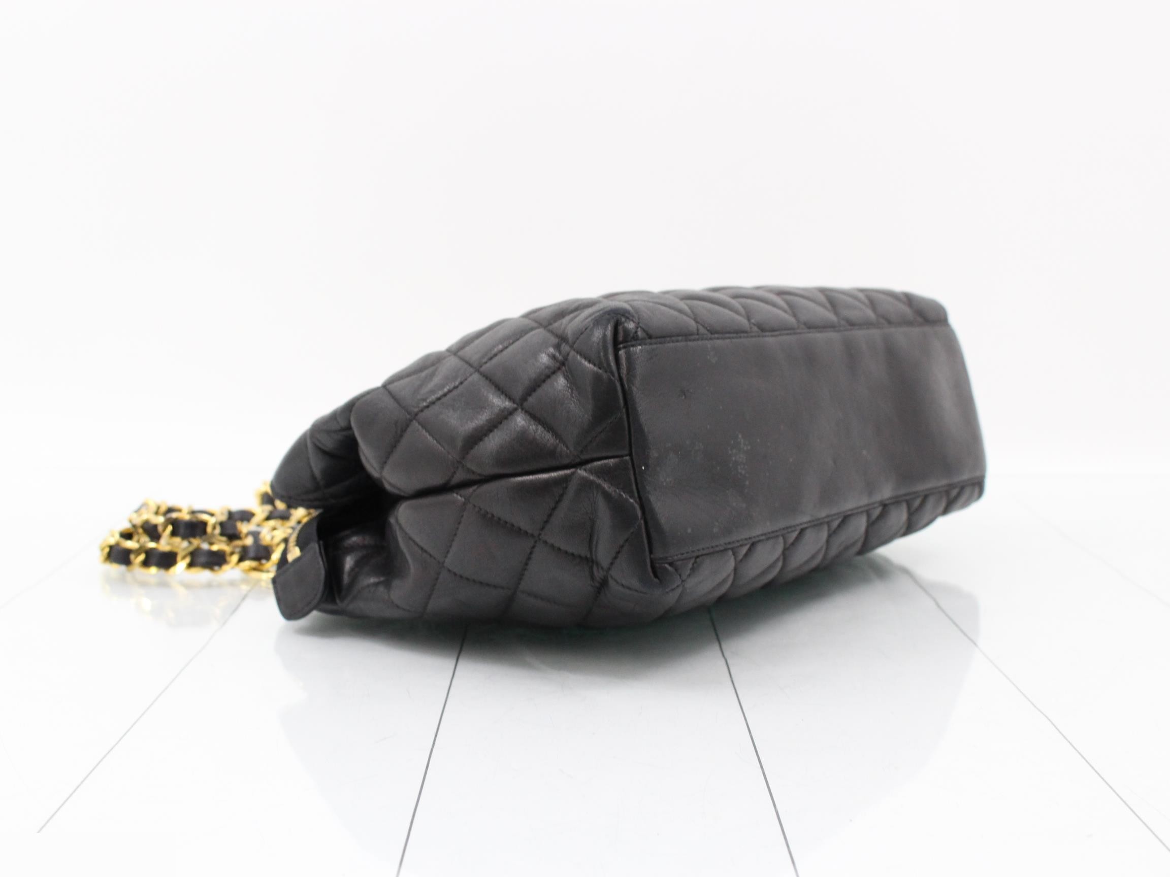 Matelasse Lambskin Coco Mark Charm Chain Tote — view 5
