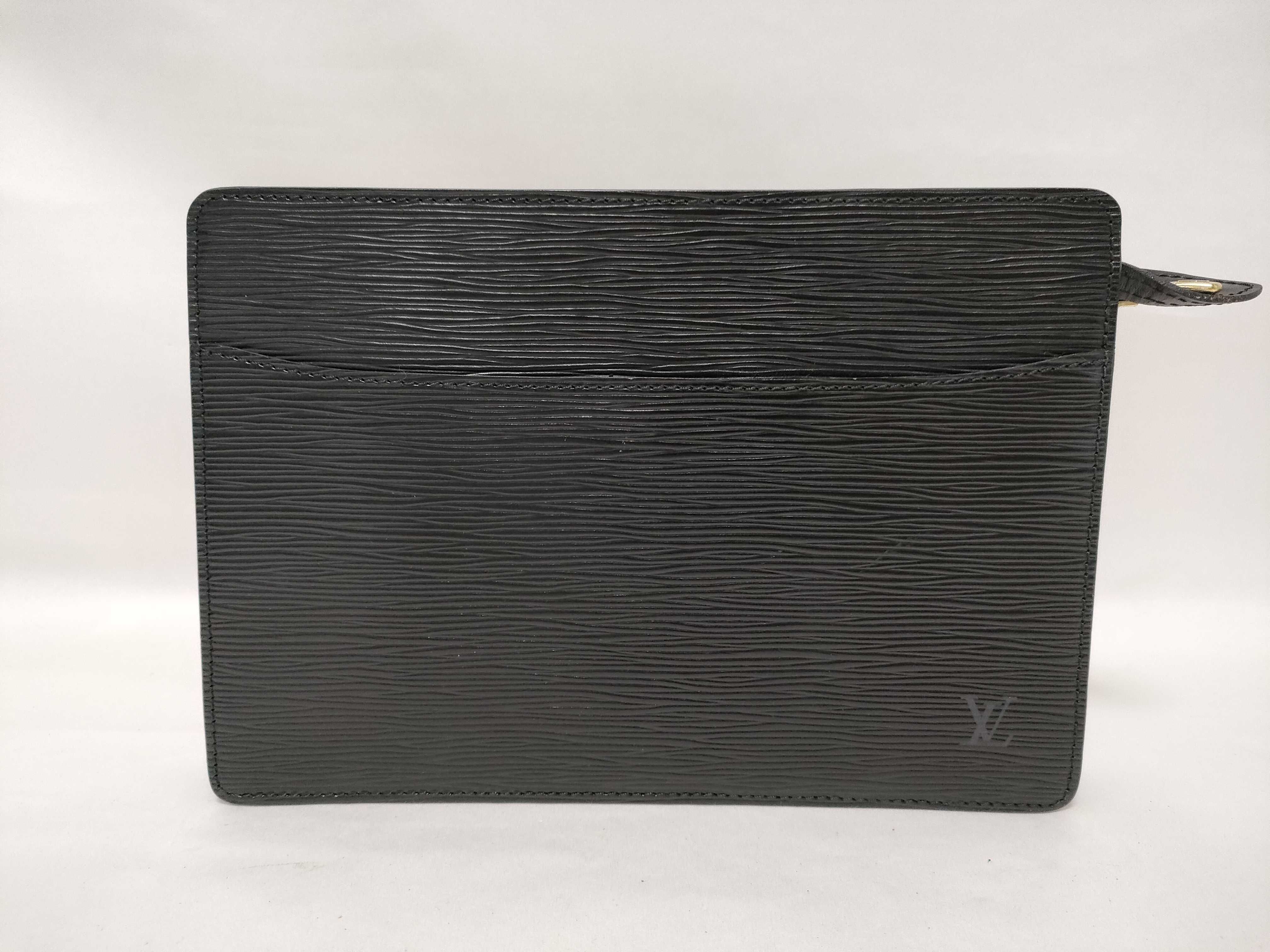Epi Bag Louis Vuitton Epi Second Bag M52522 Black Second Bag