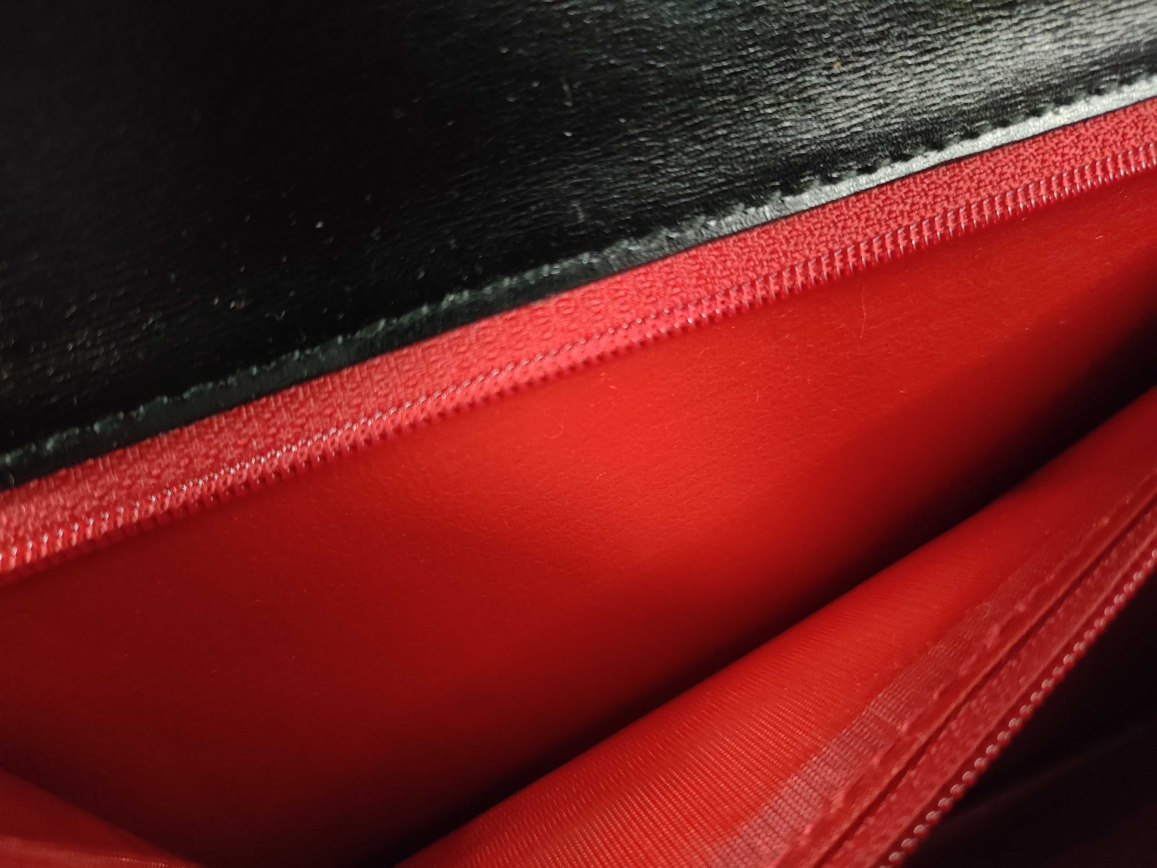 Bamboo Hand 2-way Black Handbag — view 11