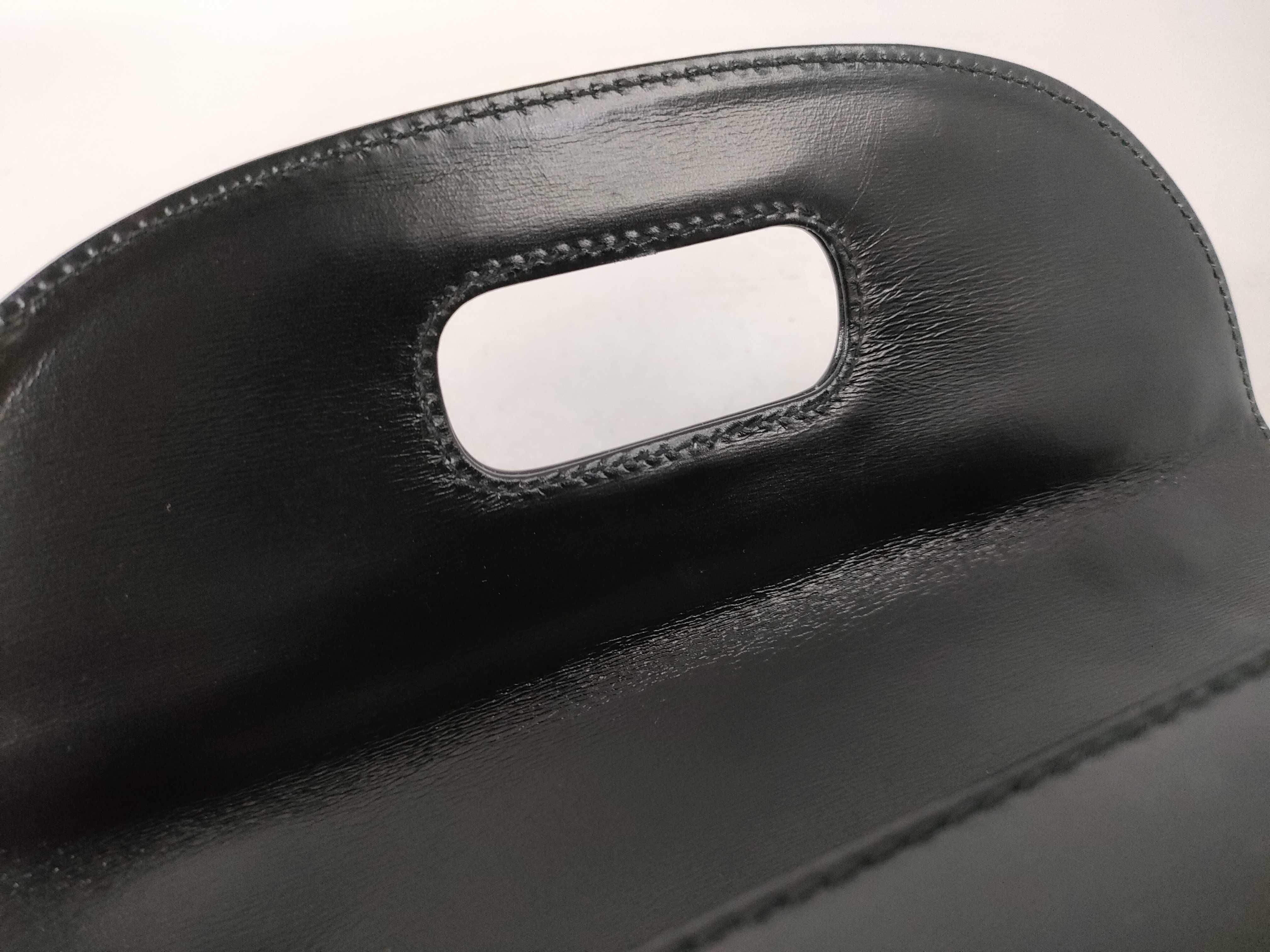 Bamboo Hand 2-way Black Handbag — view 8