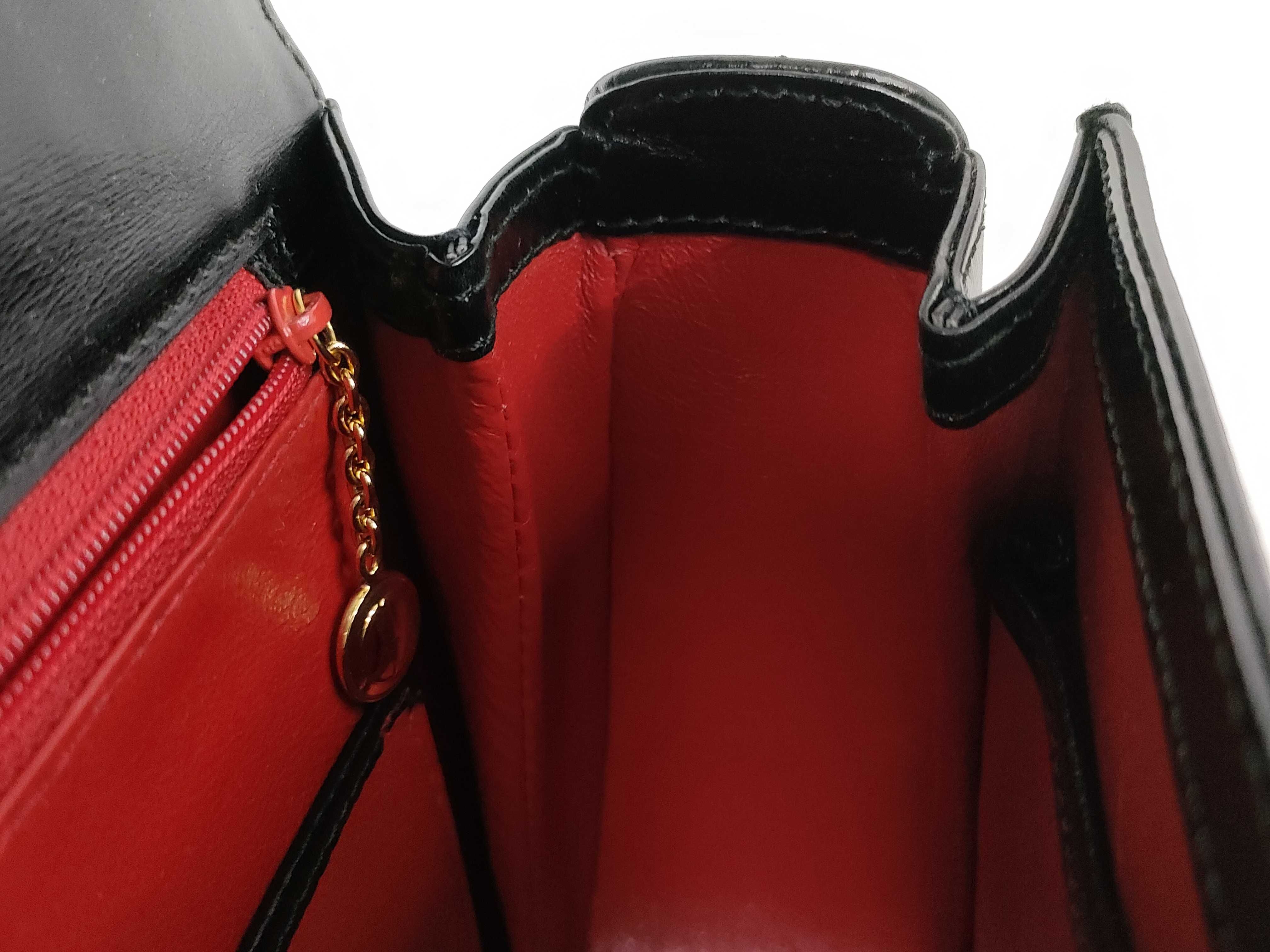 Bamboo Hand 2-way Black Handbag — view 10