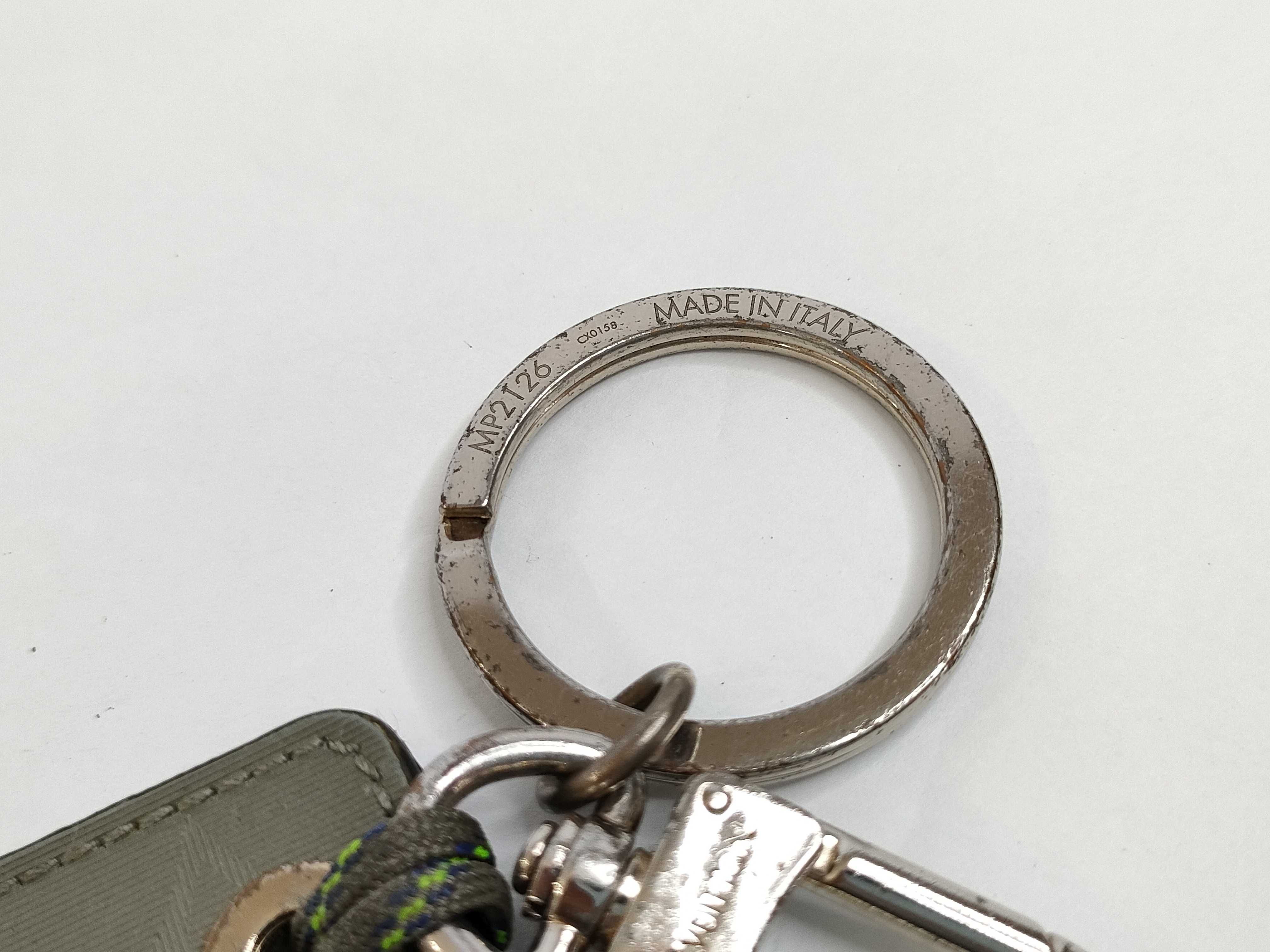 Monogram Vuitton Monogram Titanium Key Ring Key Chain Portocle Tag MP2126 CX0158 Key Case/Key Chain — view 4