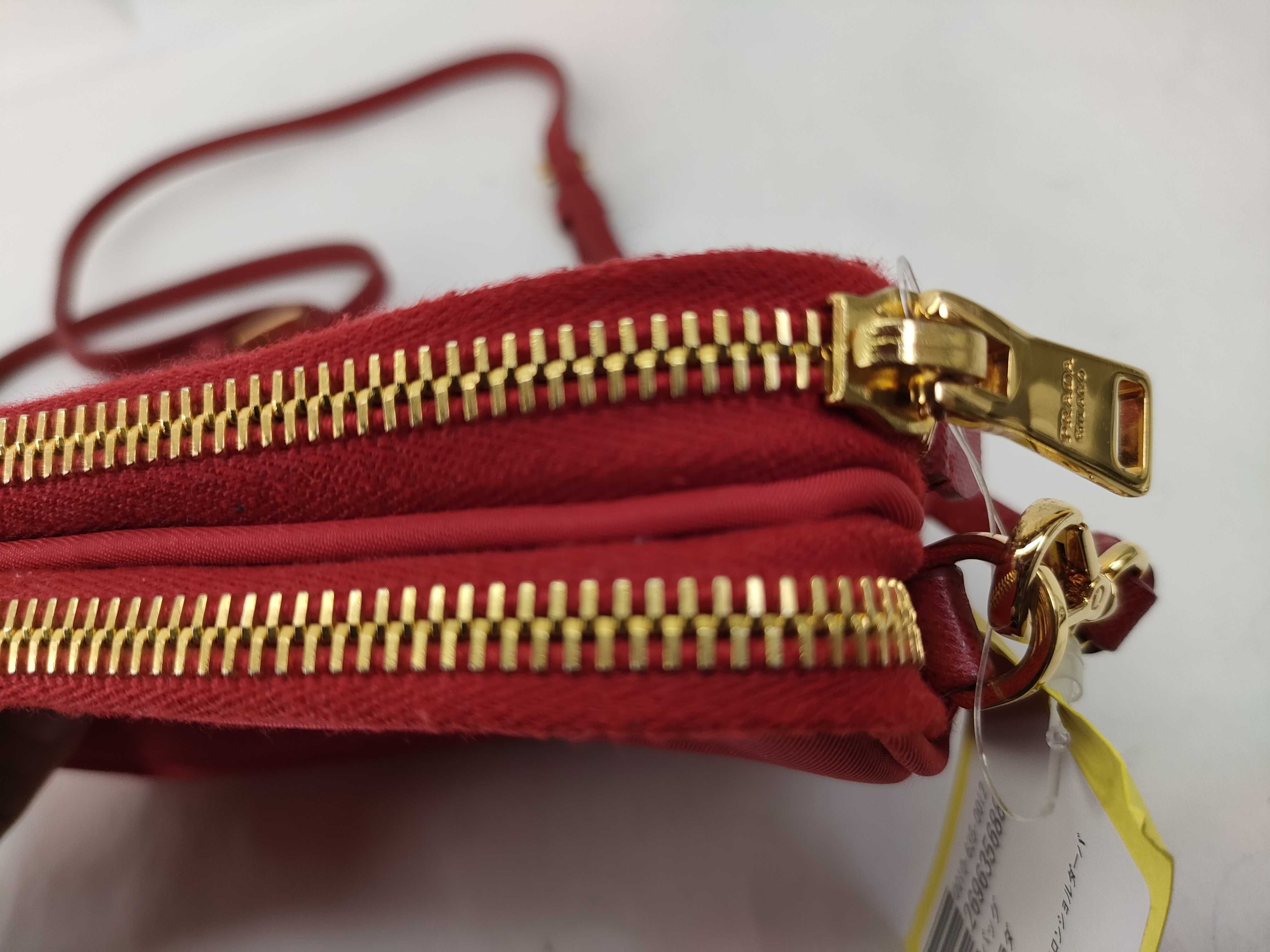 Nylon Tessuto Nylon Shoulder Bag, Red Shoulder Bag — view 7