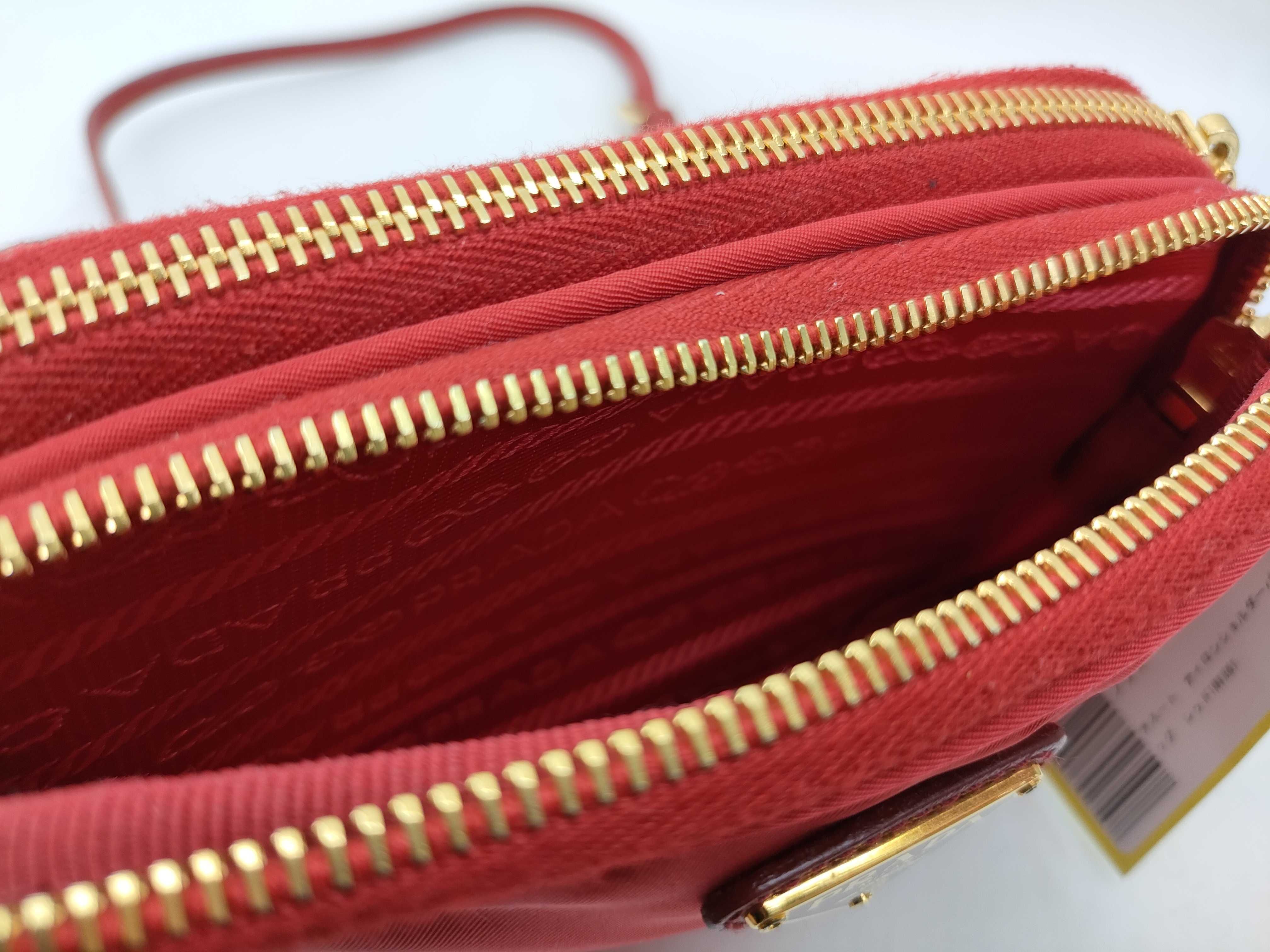 Nylon Tessuto Nylon Shoulder Bag, Red Shoulder Bag — view 8