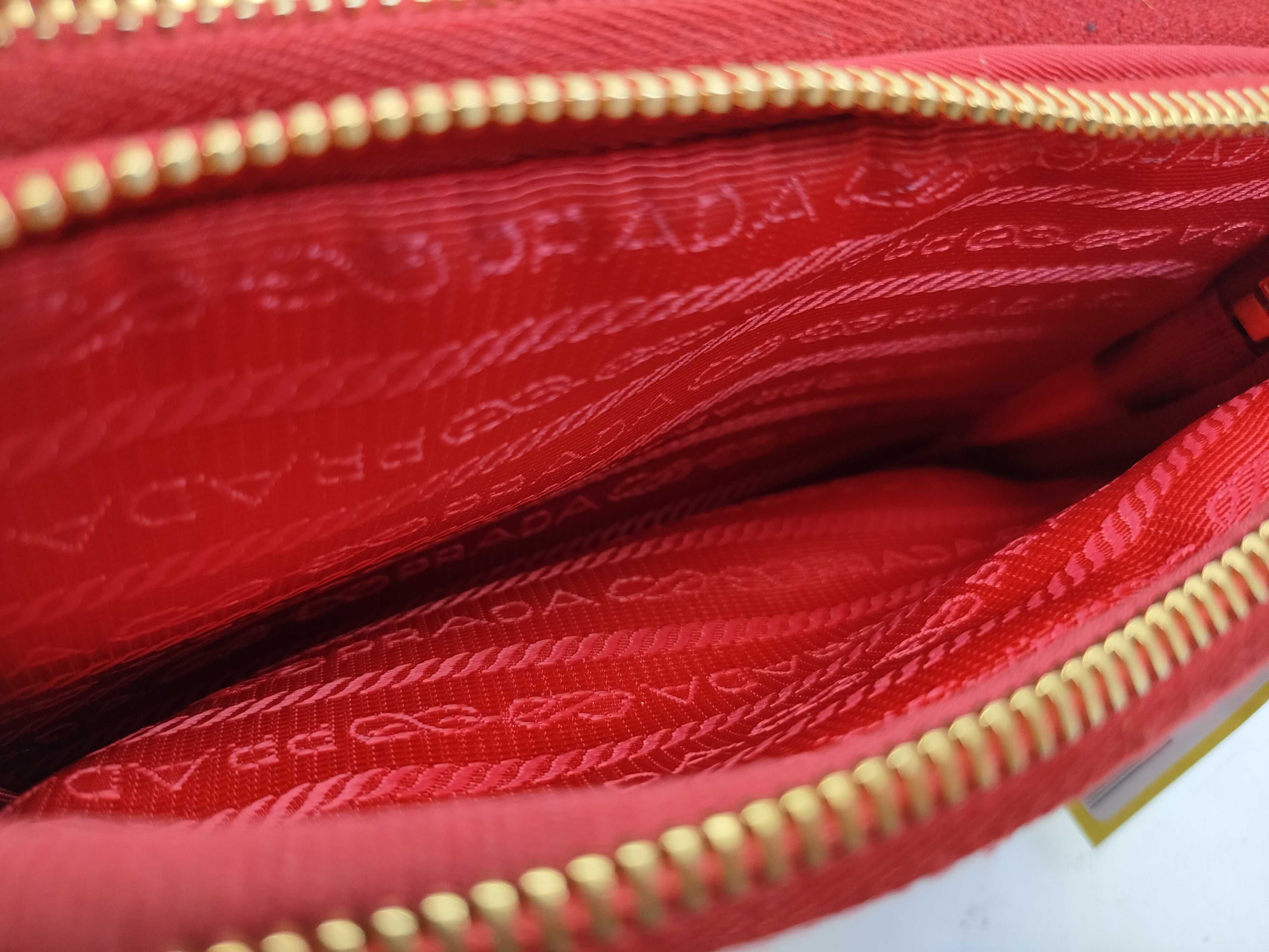 Nylon Tessuto Nylon Shoulder Bag, Red Shoulder Bag — view 9
