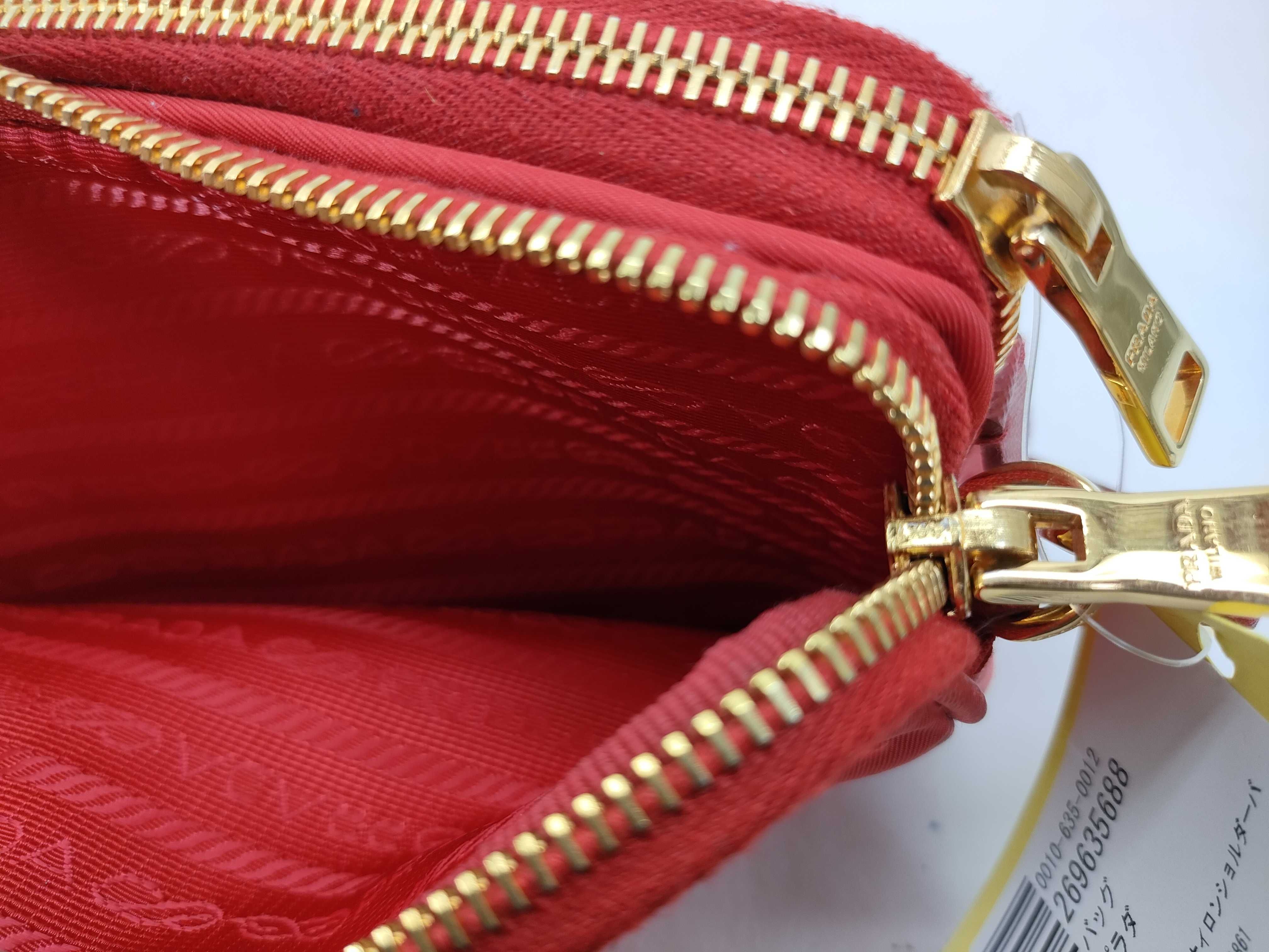 Nylon Tessuto Nylon Shoulder Bag, Red Shoulder Bag — view 10