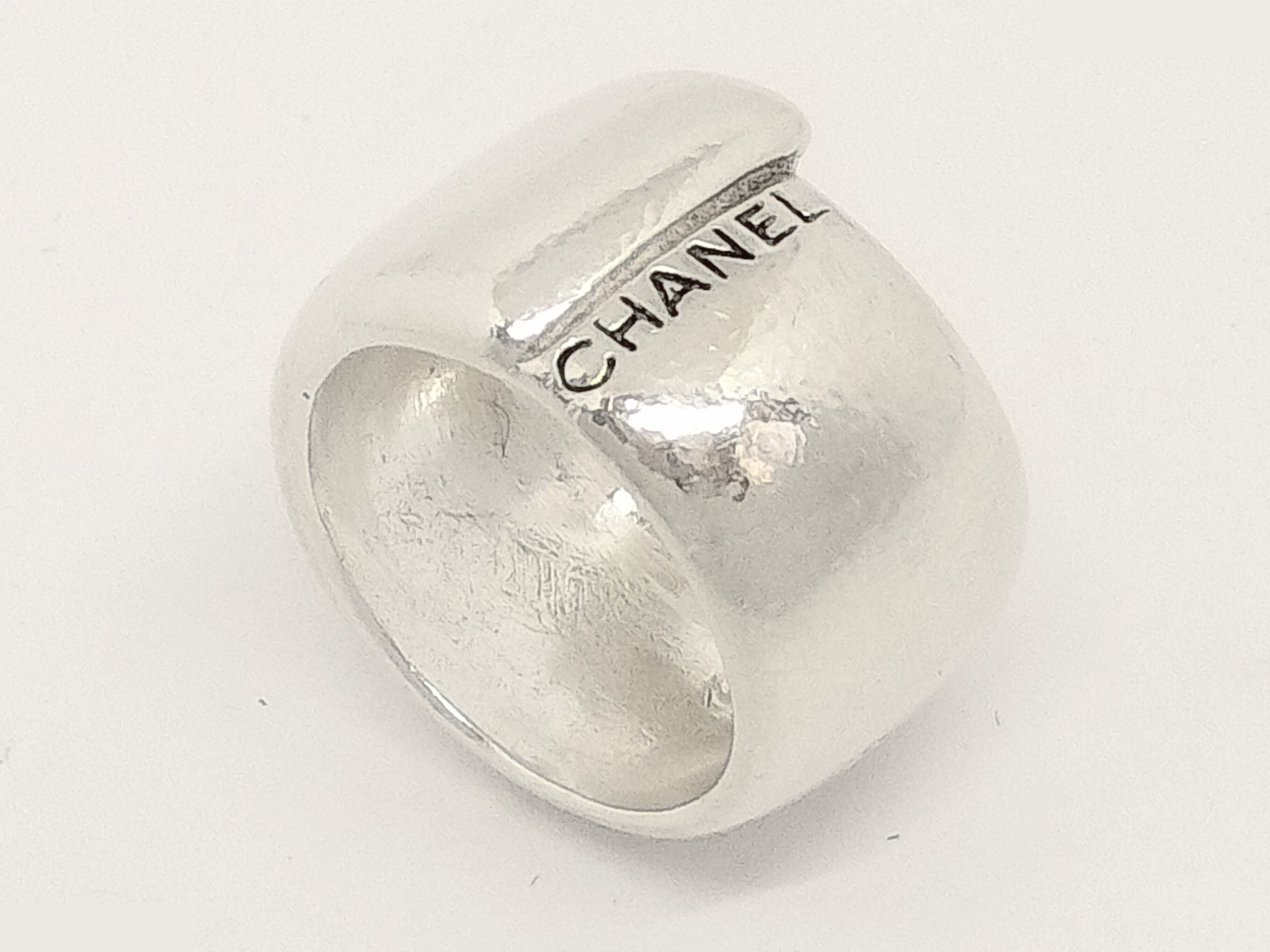 Logo 925/14.4g Silver Ring, Size #12 — view 5