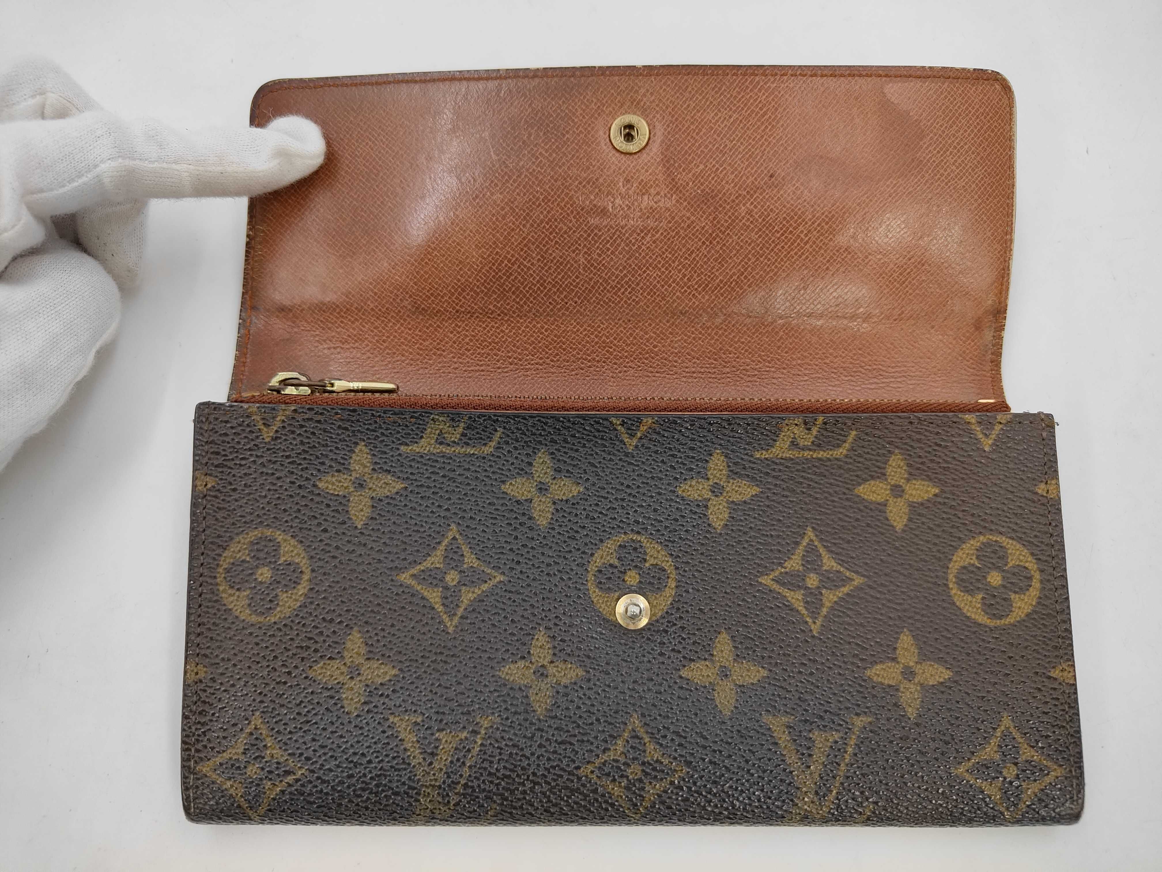 Monogram Old Portefeuille Sarah Wallet — view 9