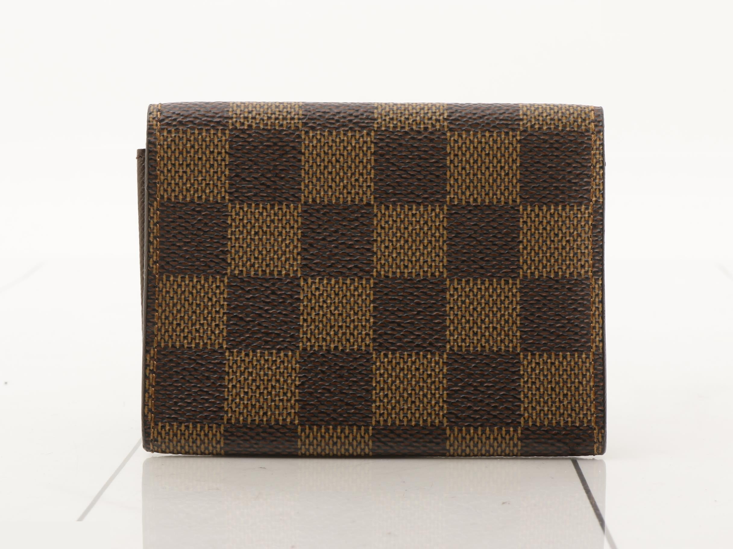 Damier Enveloppe Carte de Visite Card Case — view 2