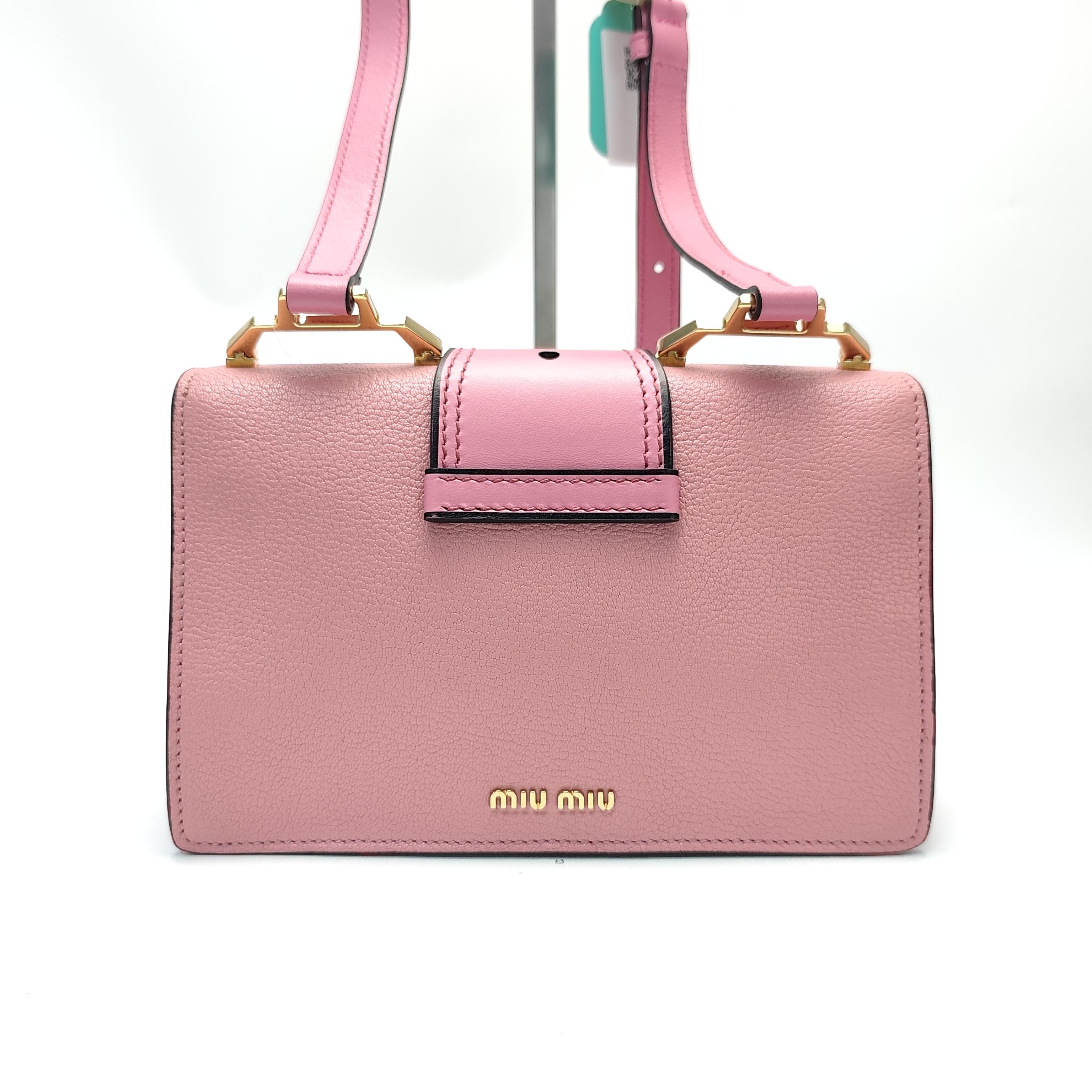 【*Shipped from: China*】Miu Miu Crystal Leather Shoulder Bag — view 2