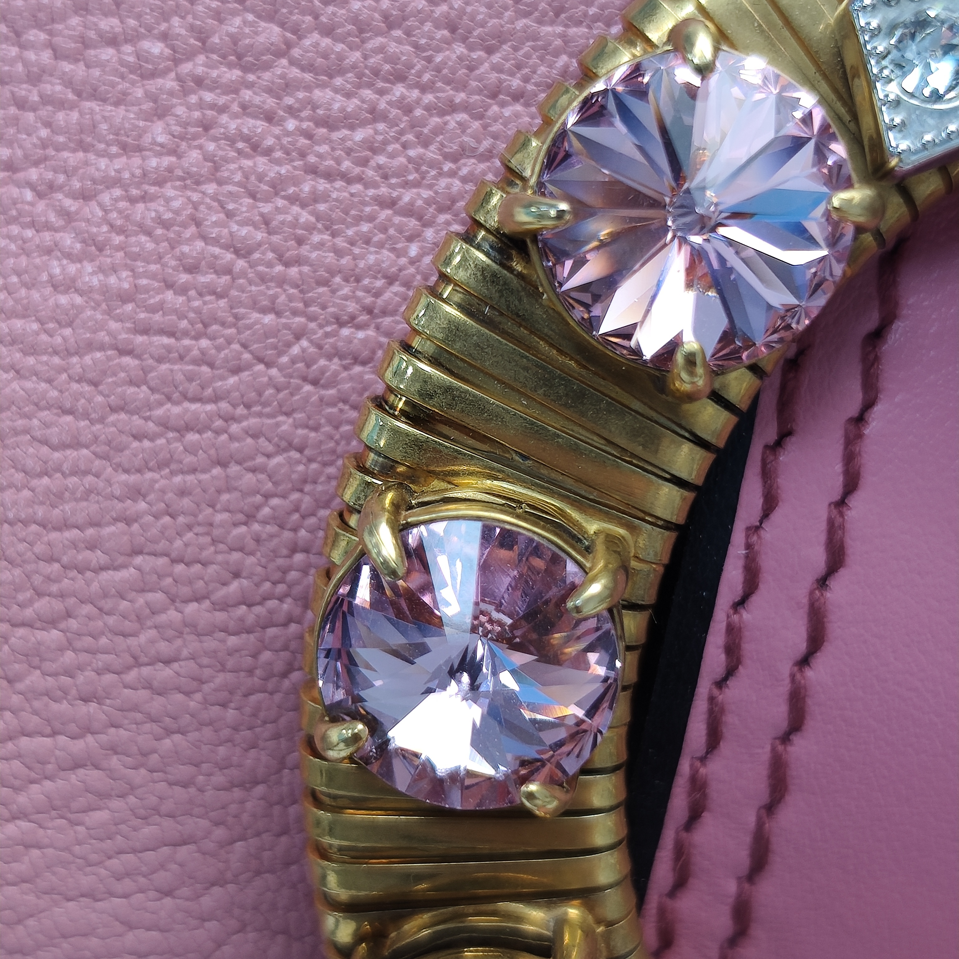 【*Shipped from: China*】Miu Miu Crystal Leather Shoulder Bag — view 14