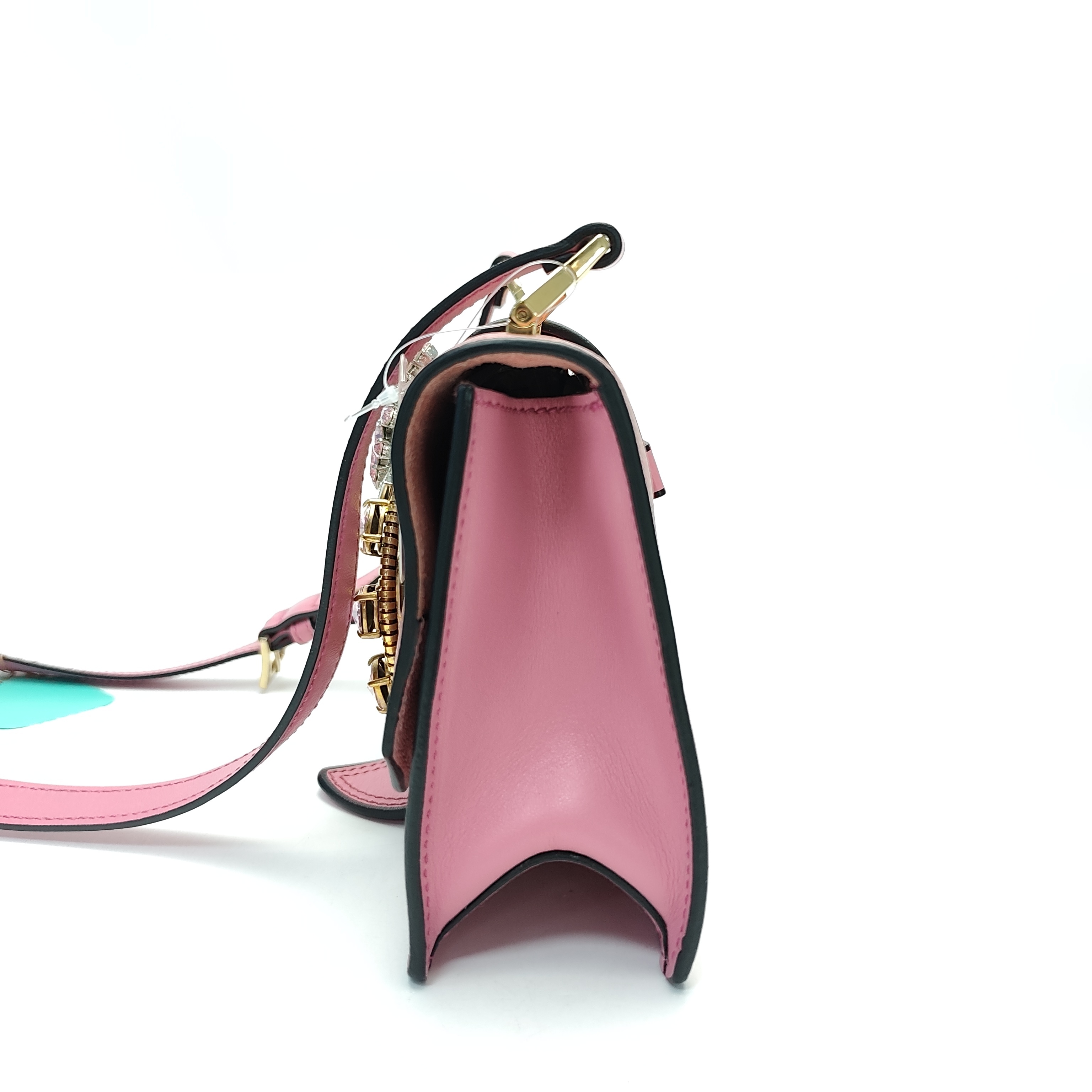 【*Shipped from: China*】Miu Miu Crystal Leather Shoulder Bag — view 3