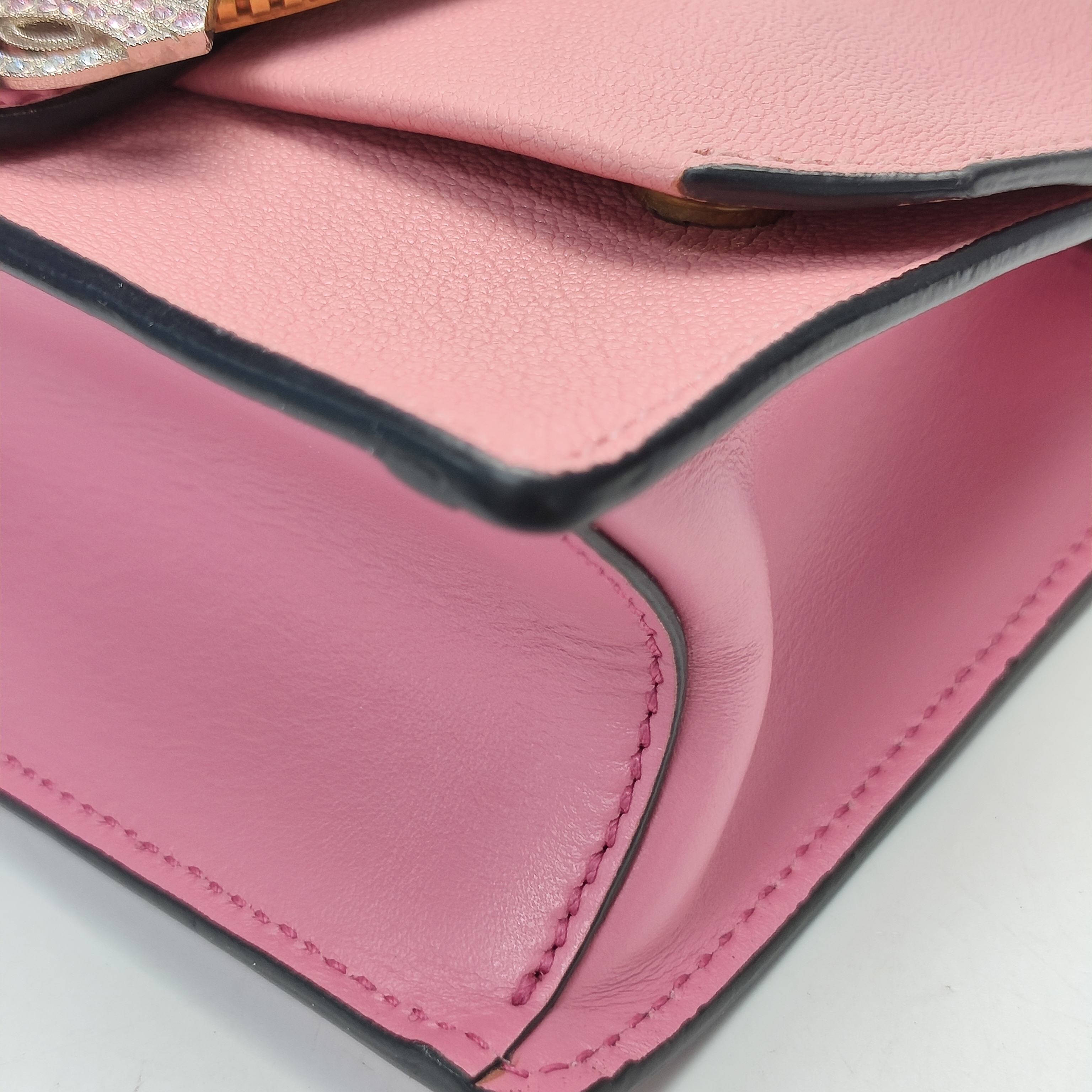 【*Shipped from: China*】Miu Miu Crystal Leather Shoulder Bag — view 6