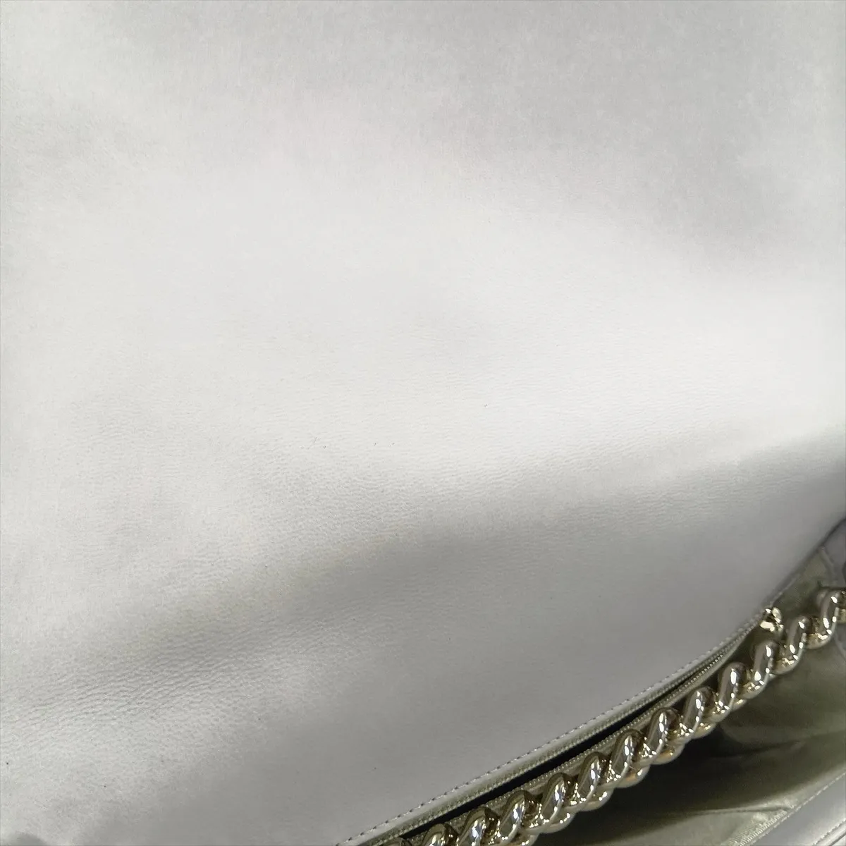 Boy Chanel 28 Large Lambskin Chain Shoulder Bag, Gray, Silver Hardware, 25102555, Serial Number 25-series, A92193 — view 13