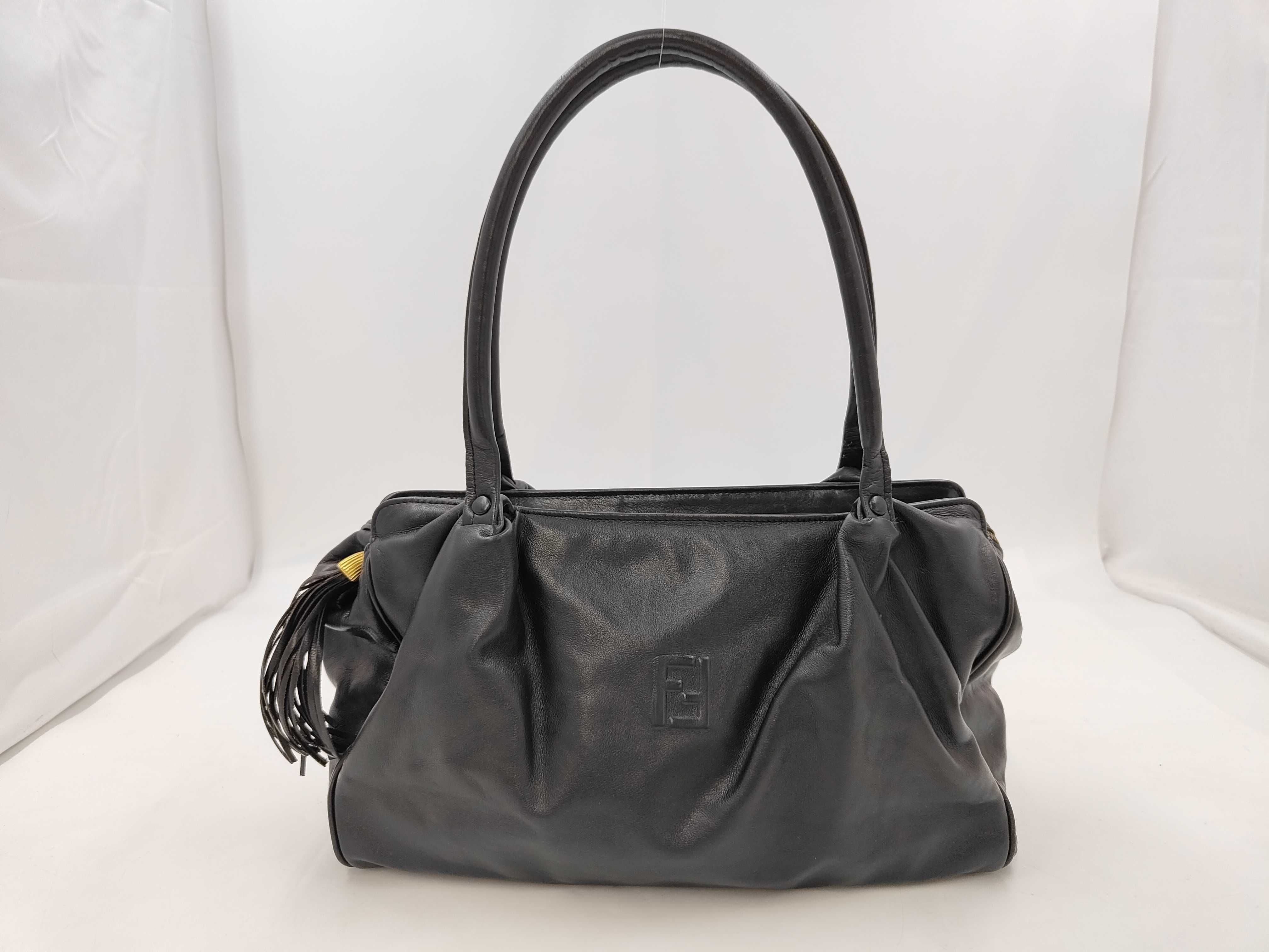 Fringe All Leather Handbag