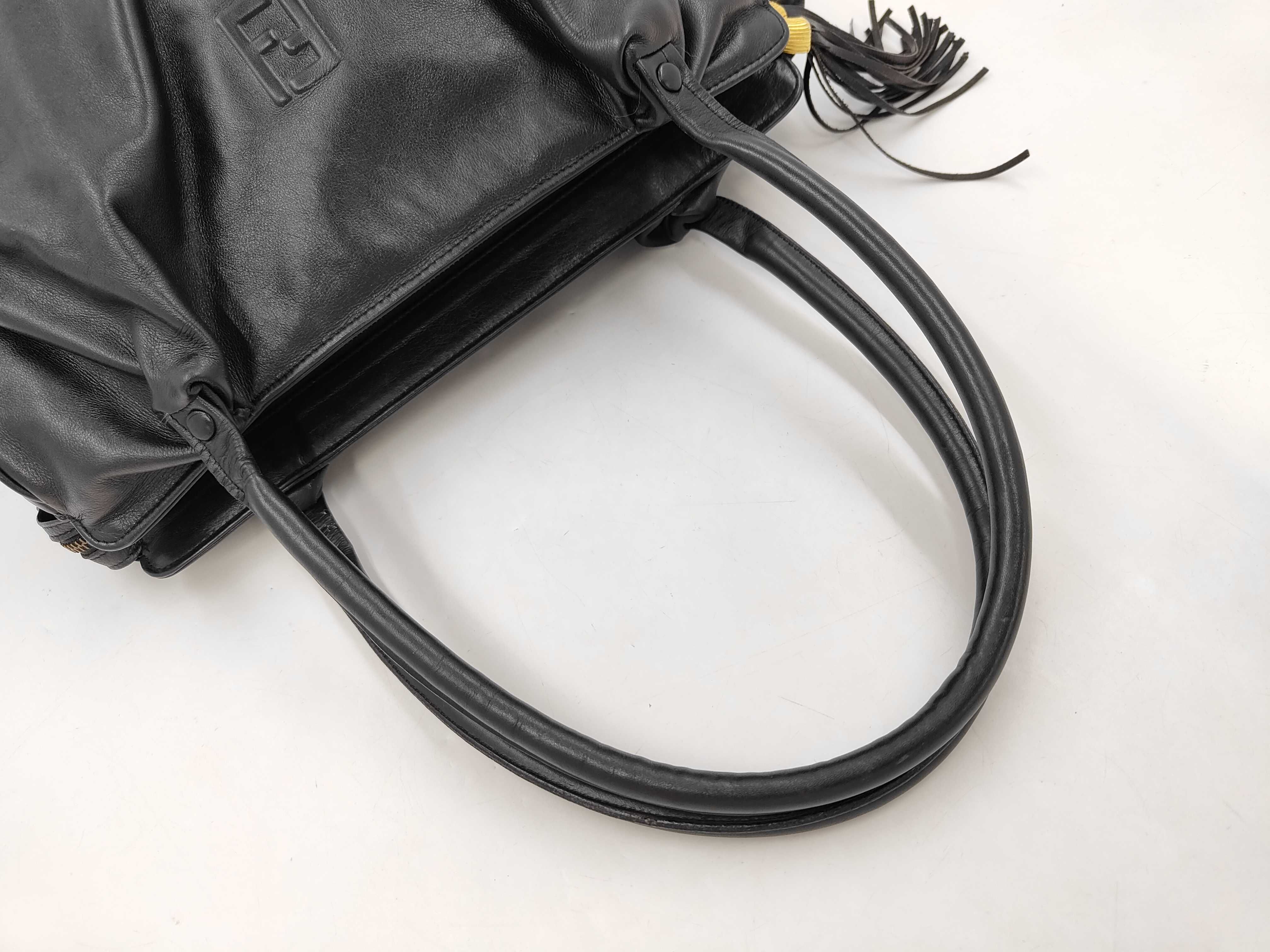 Fringe All Leather Handbag — view 5