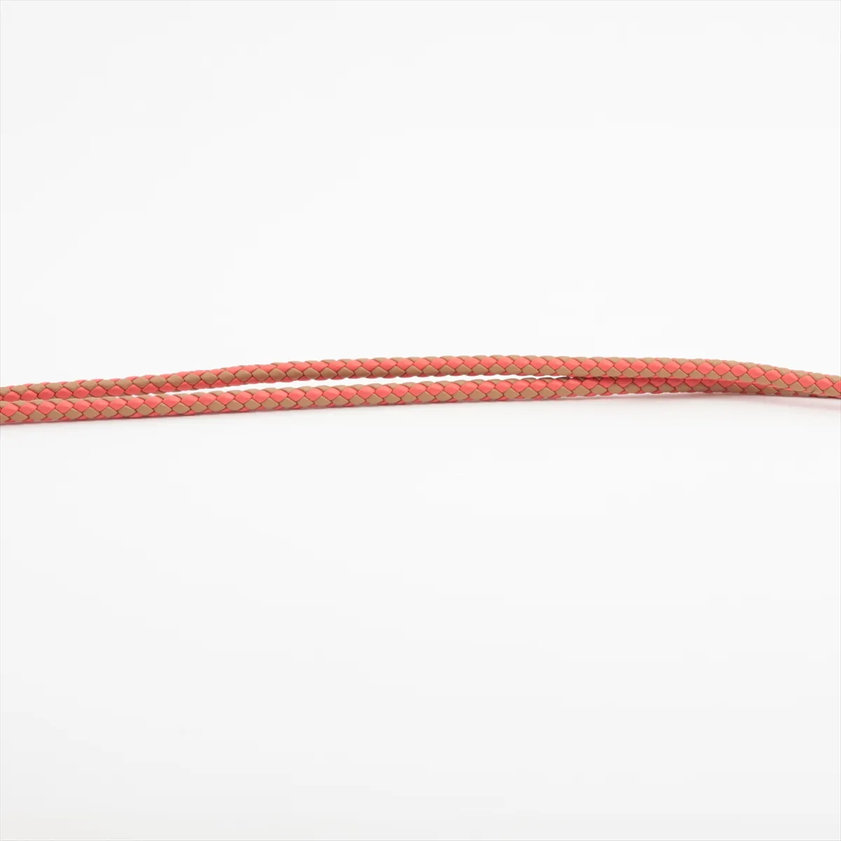 Glenan Belt, Leather, Pink x Brown. Shows signs of wear, — view 4